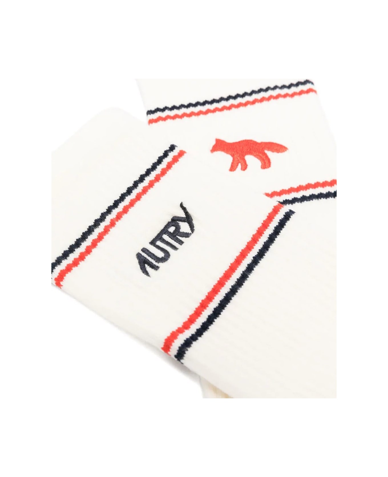 Autry Socks Kitsune White - White