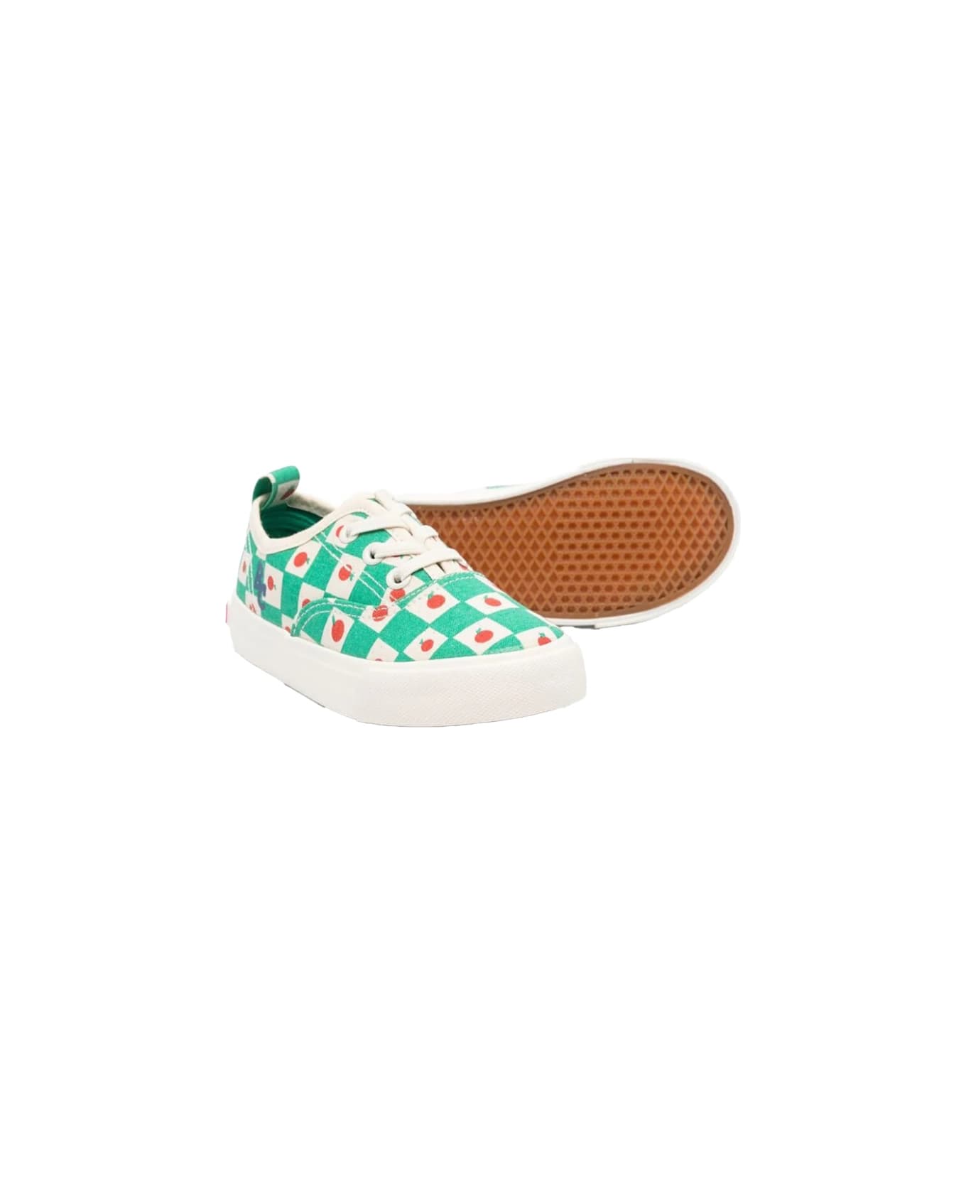 Bobo Choses Tomato All Over Laces Trainers - WHITE