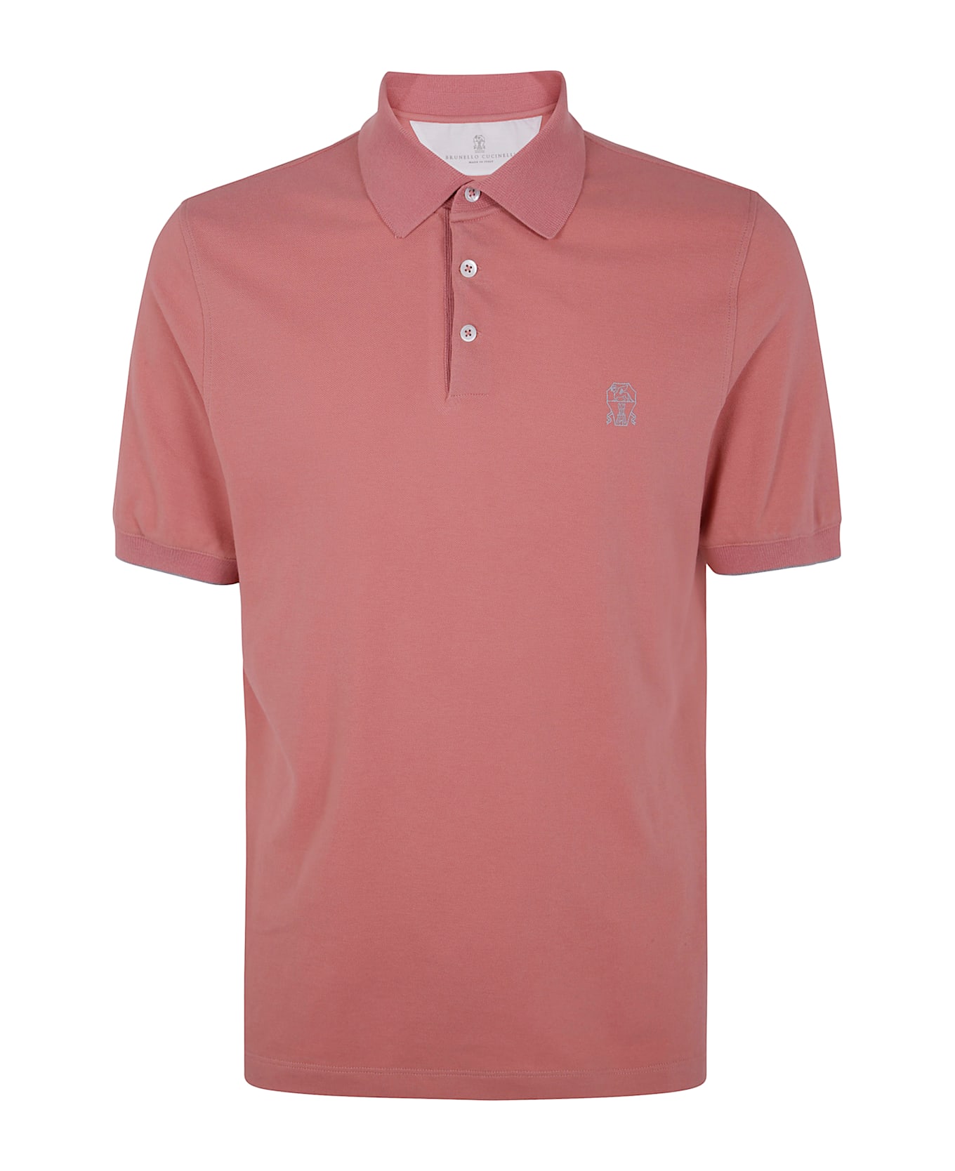 Brunello Cucinelli Classic Polo T-shirt - Grapefruit