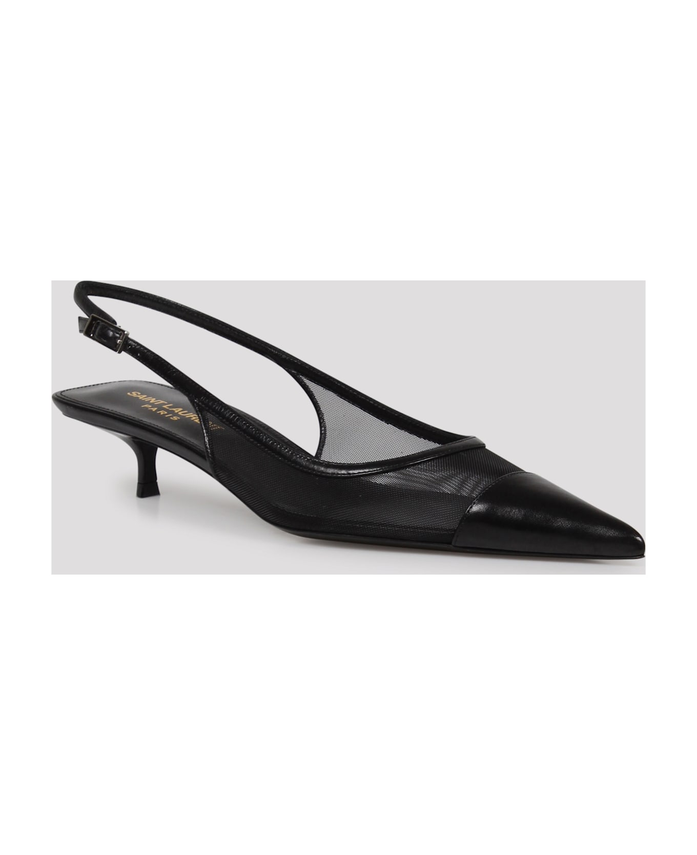 Saint Laurent Oxalis Slingback - Black