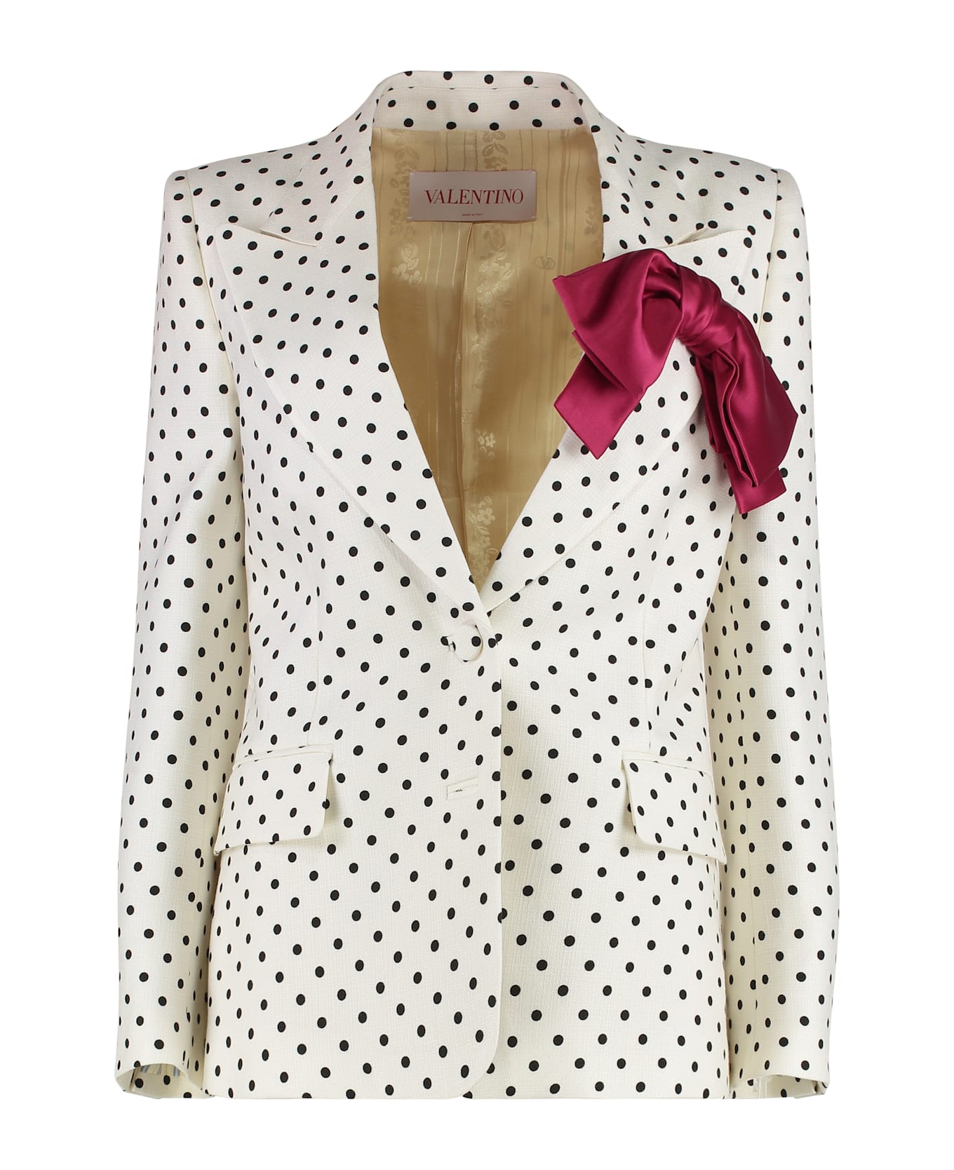 Valentino Garavani Supergran Plusdepois Print Jacket - panna
