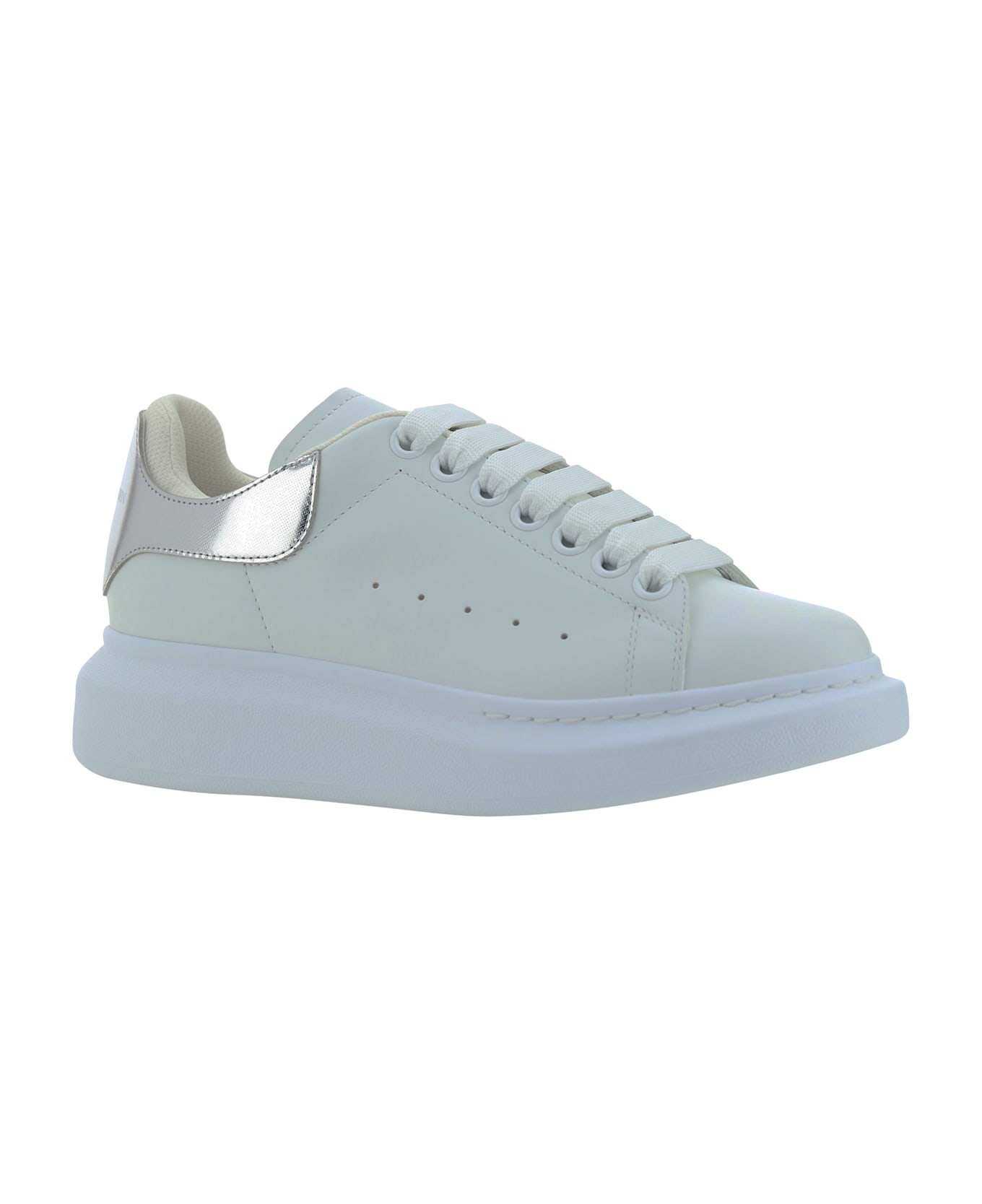 Alexander McQueen Sneakers - White/silver