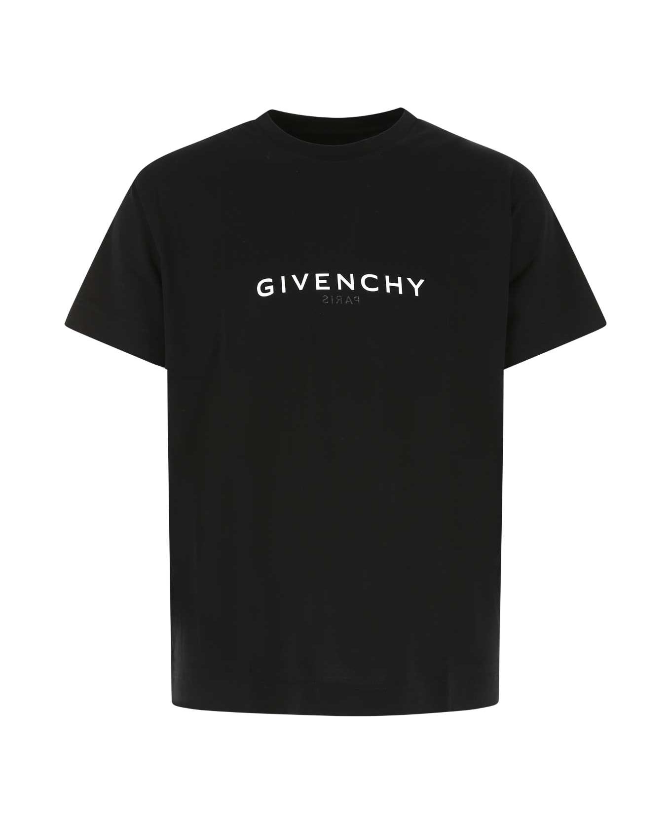 Givenchy Black Cotton Oversize T-shirt - 001