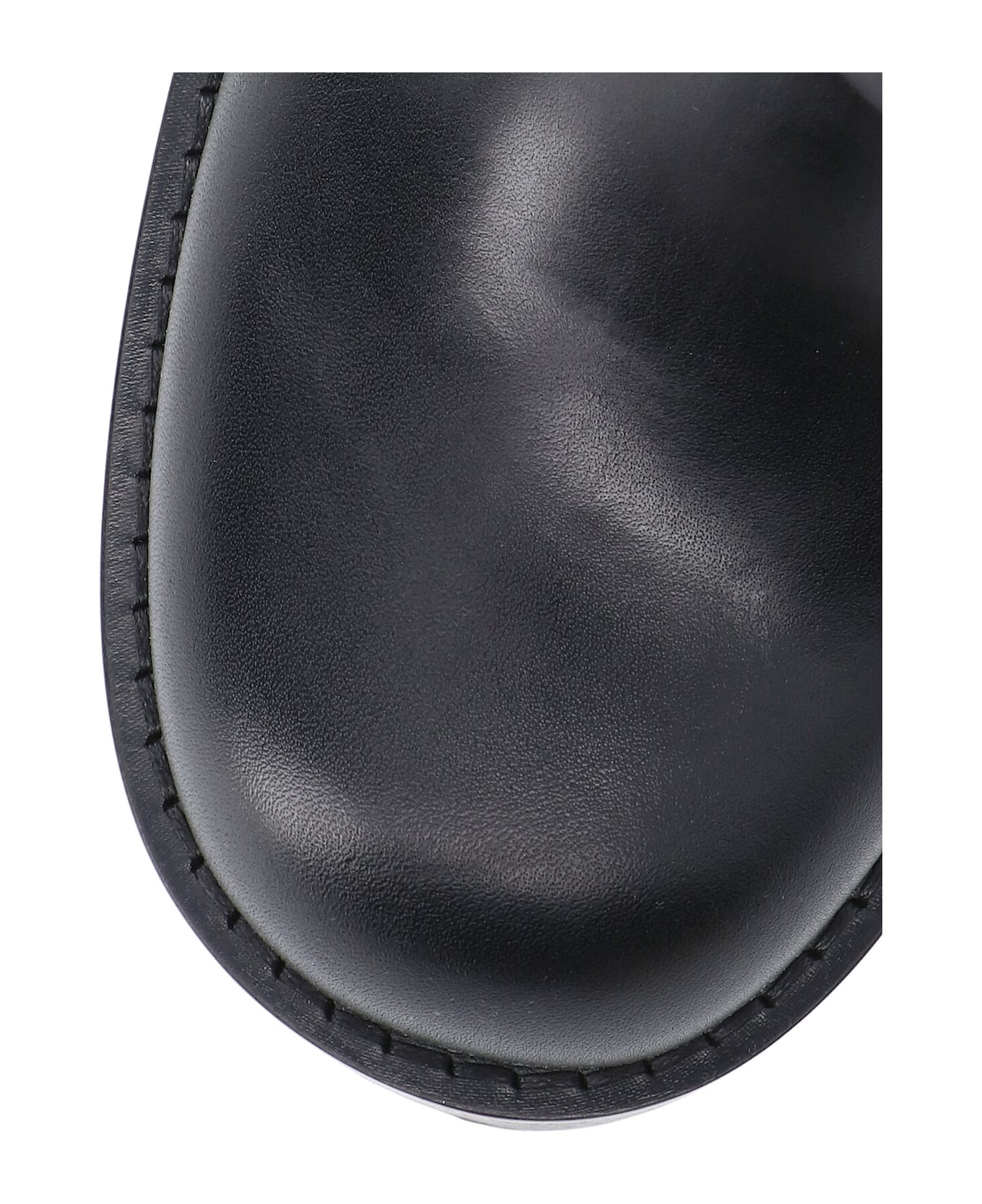 Dries Van Noten Leather Boots - Black  