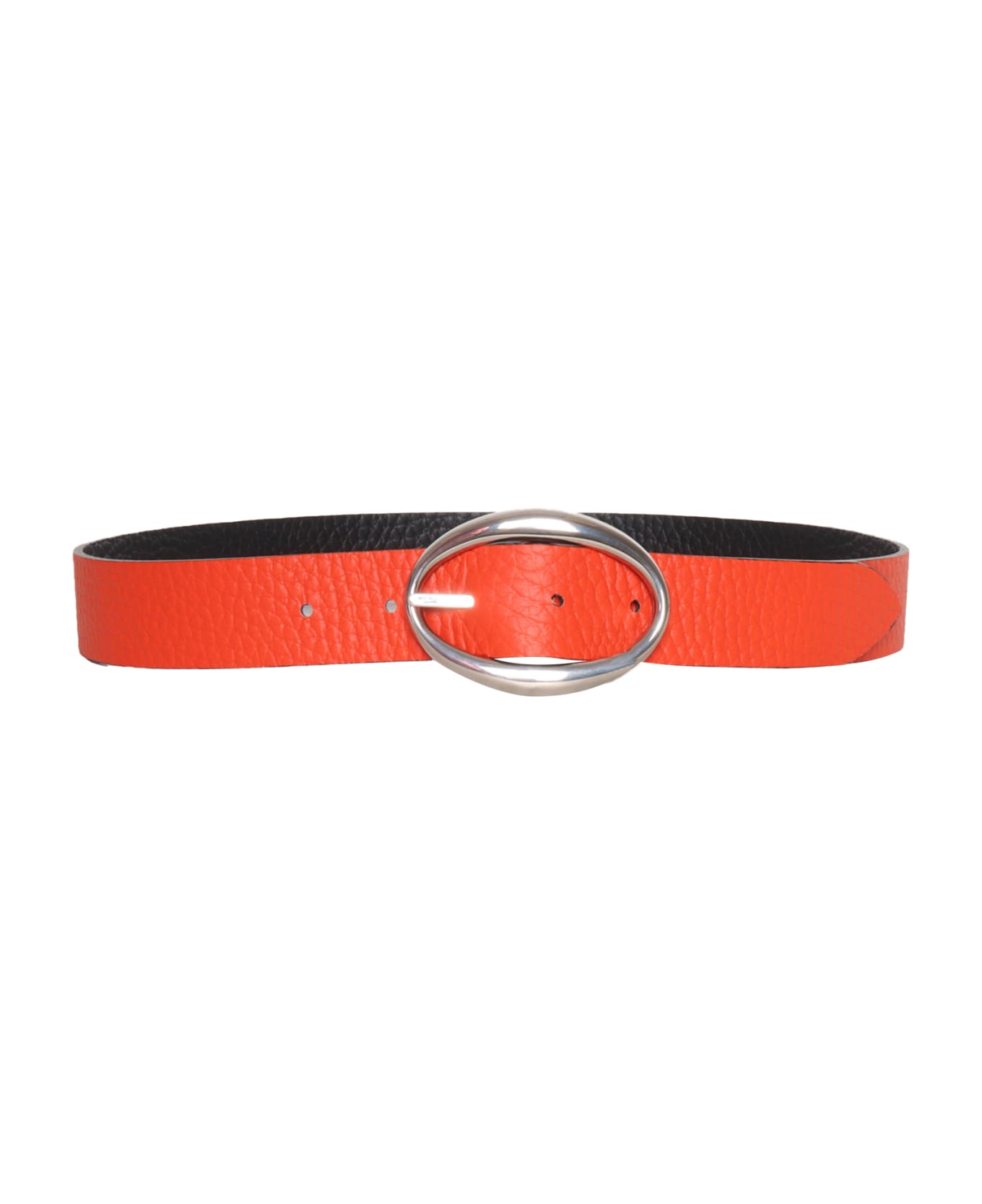 Orciani Red Smooth Leather Belt - RED