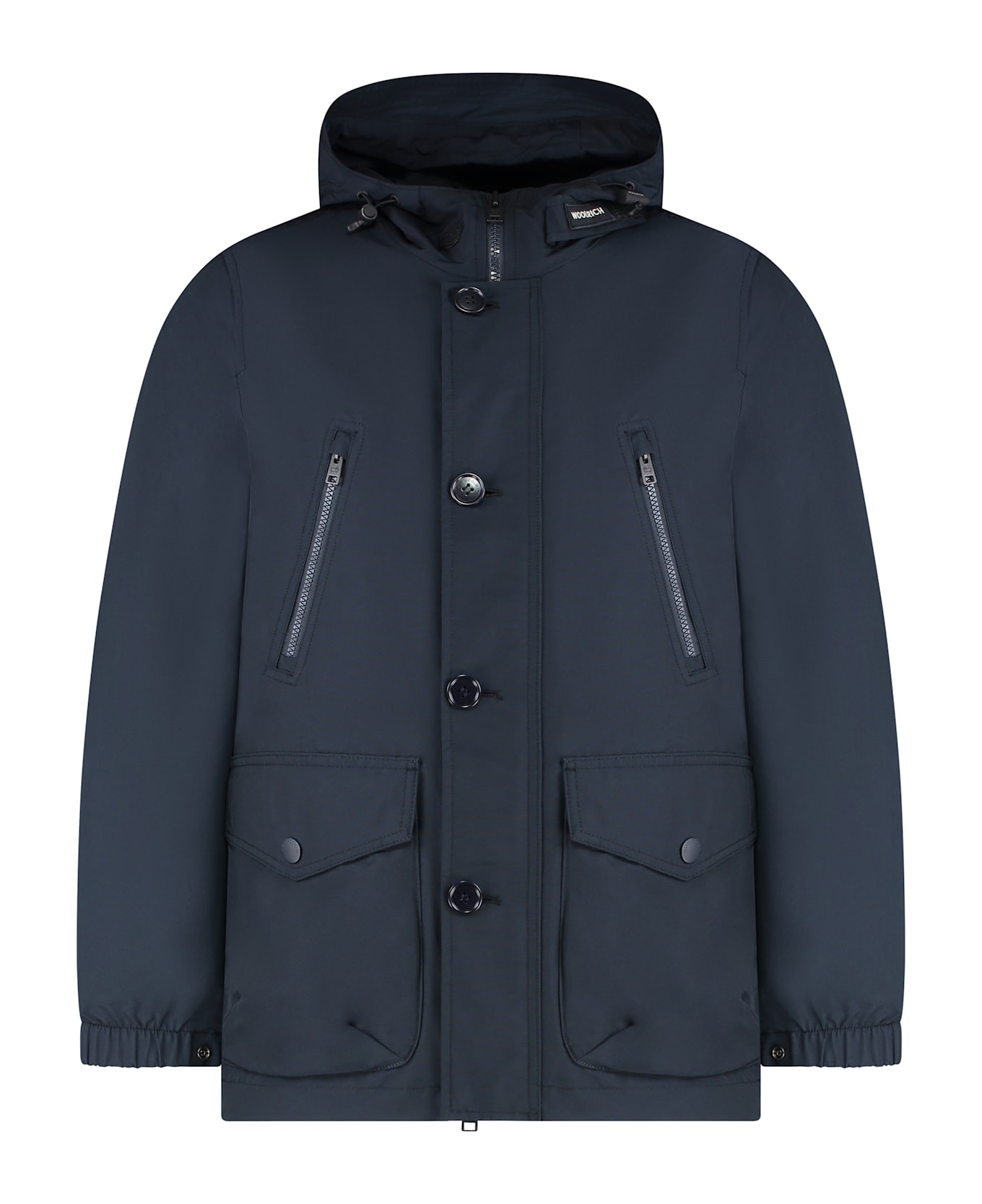 Woolrich Light Ramar Hooded Parka - blue