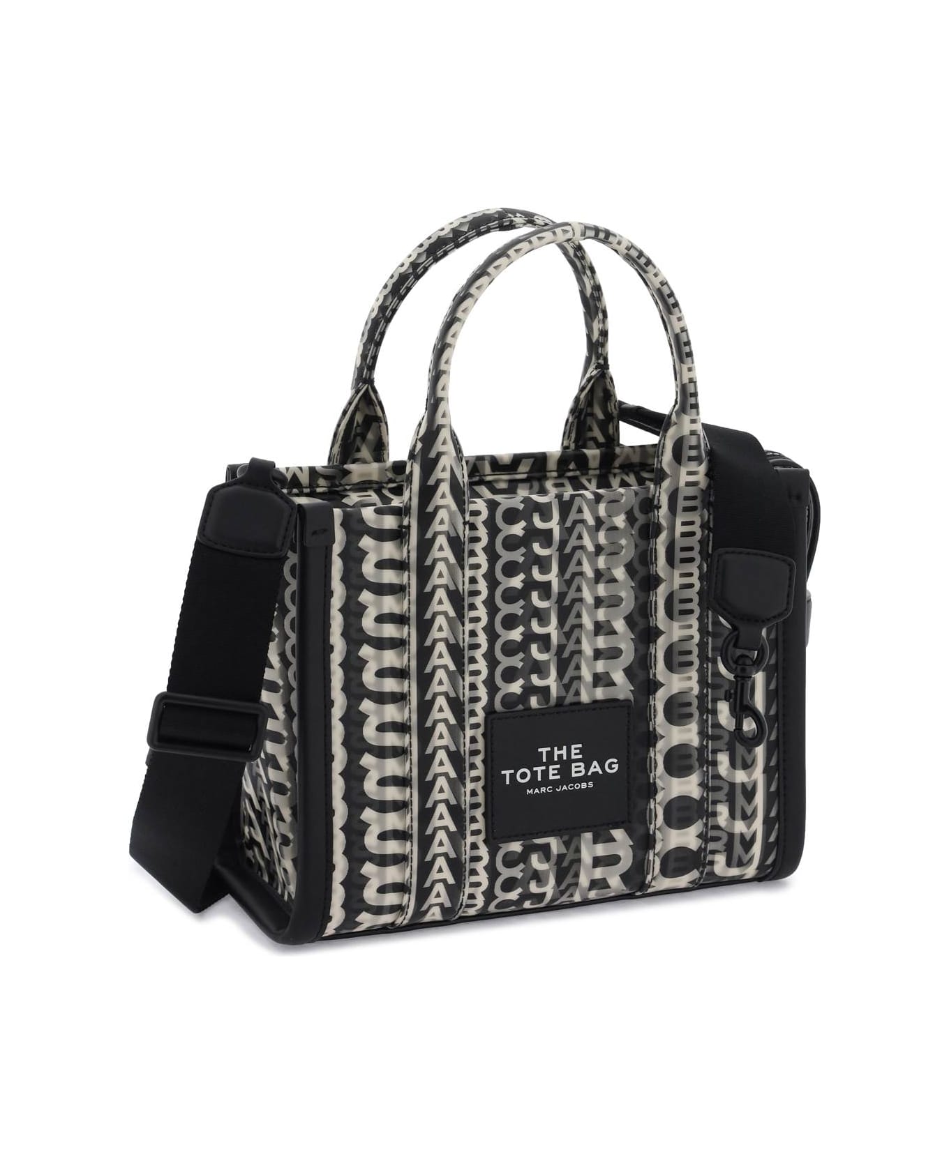 Marc Jacobs The Small Tote Bag With Lenticular Effect - BLACK WHITE (White)