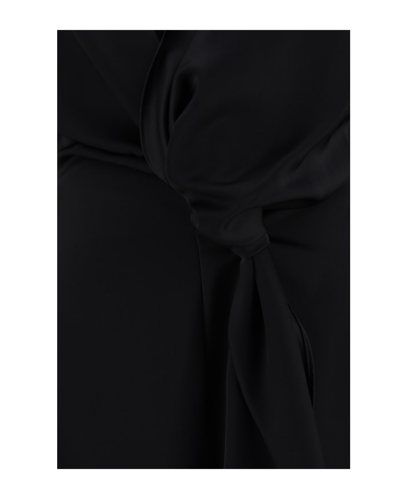 The Attico Louise Mini Dress - Black