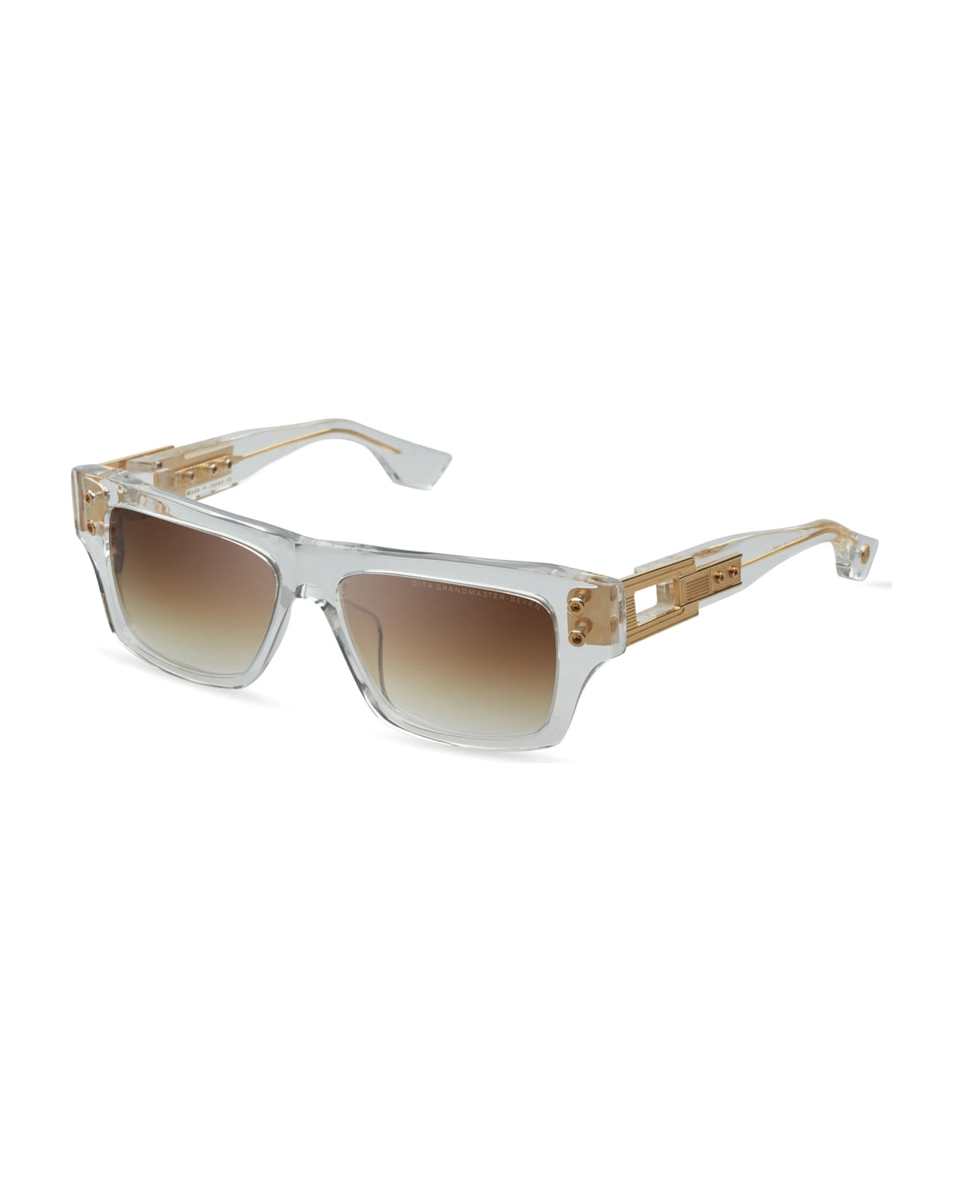 Dita Grandmaster Seven - Crystal / Gold Sunglasses - transparent/gold