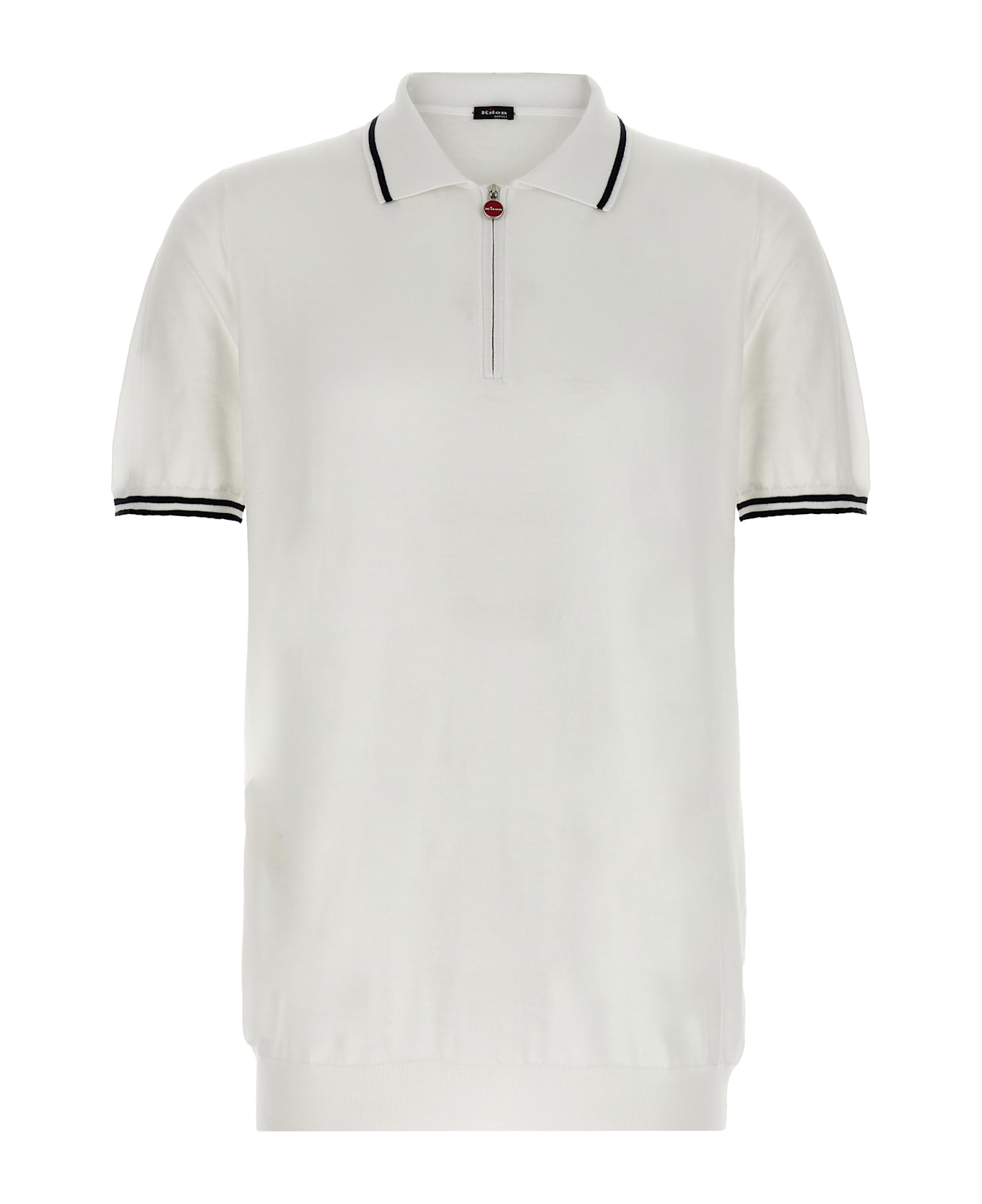 Kiton 'ciro' Polo Shirt - White