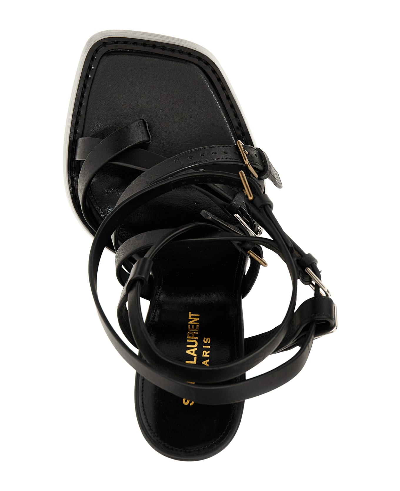 Saint Laurent 'carine' Sandals - Black
