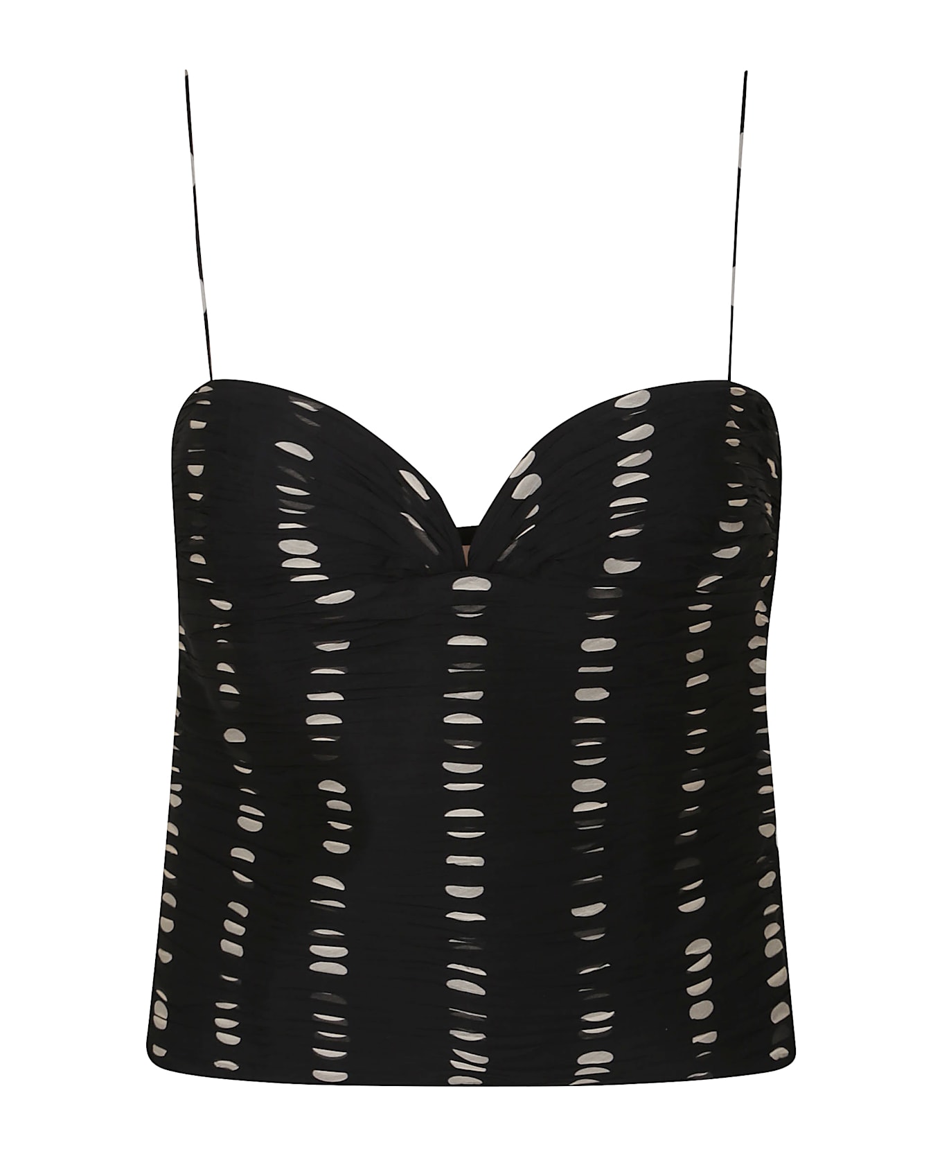 状態いいですが、かなり値下げしてます。美品　VALENTINO トップス Valentino Garavani Top | Pattern | Chiffon Pois Grande