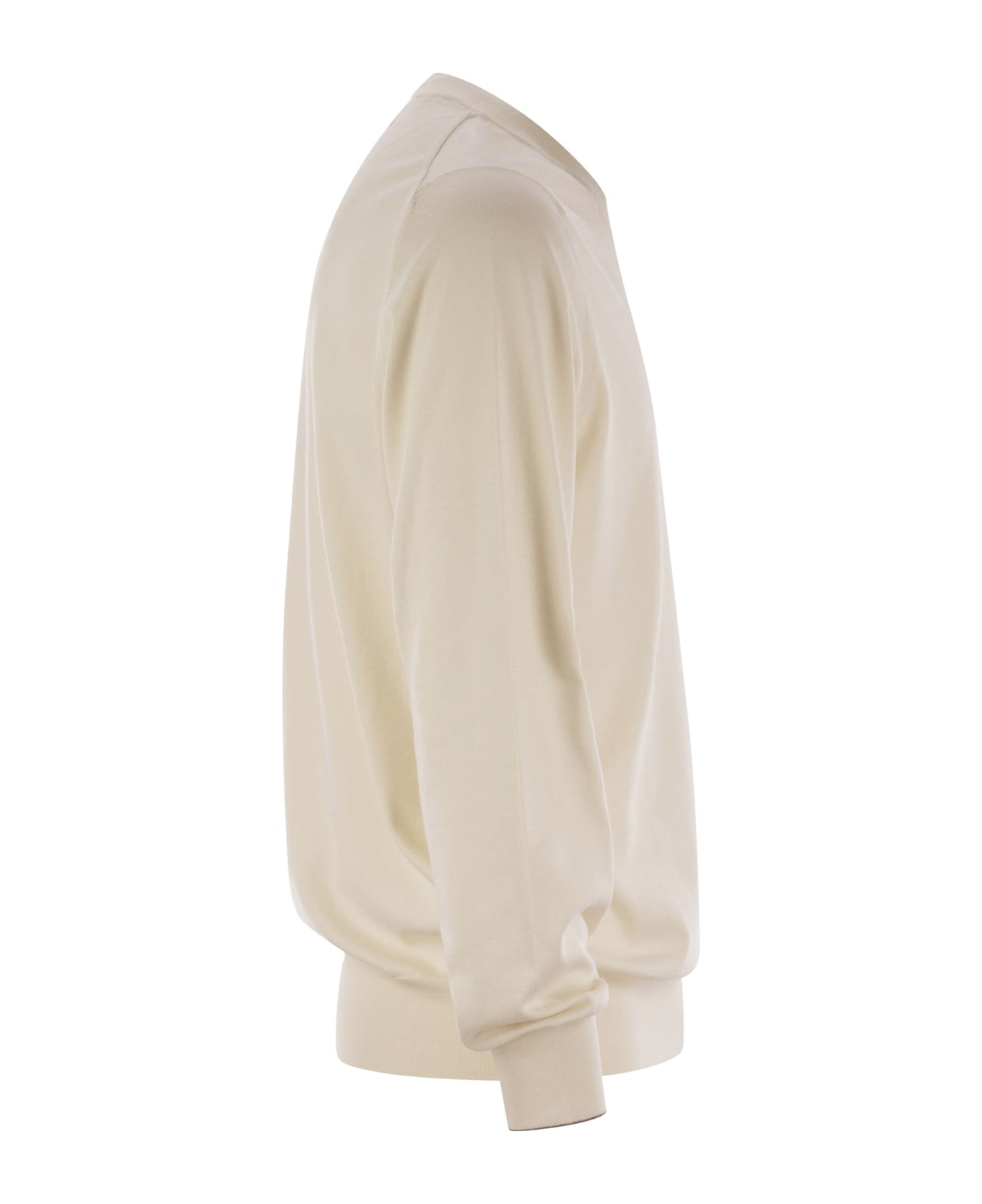 Brunello Cucinelli Cotton Sweater - White