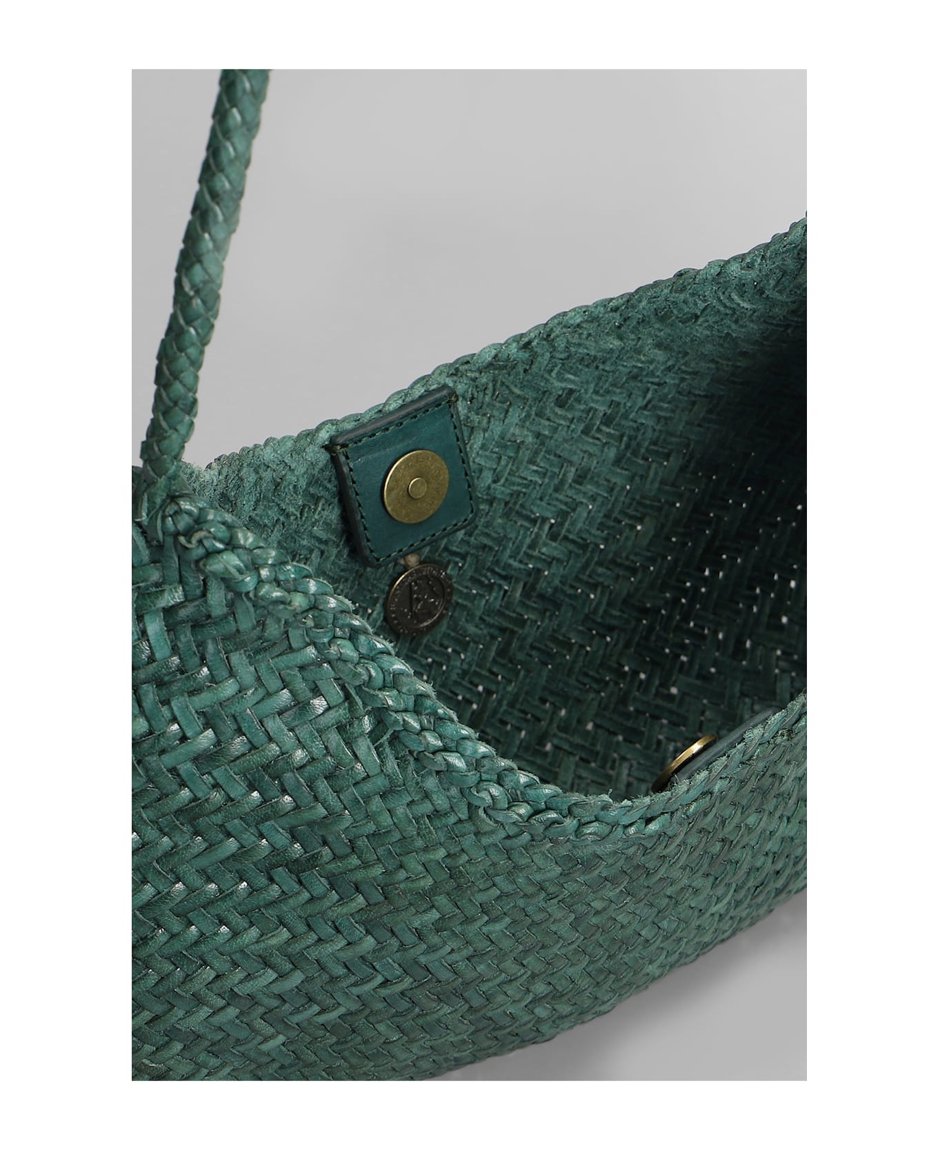 Dragon Diffusion Nova Luna Hand Bag In Green Leather - green