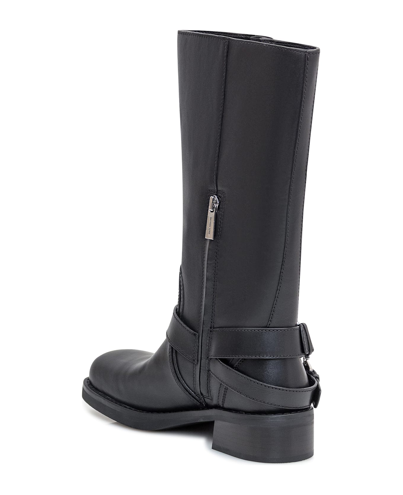 Michael Kors Crosby Moto Boot - BLACK
