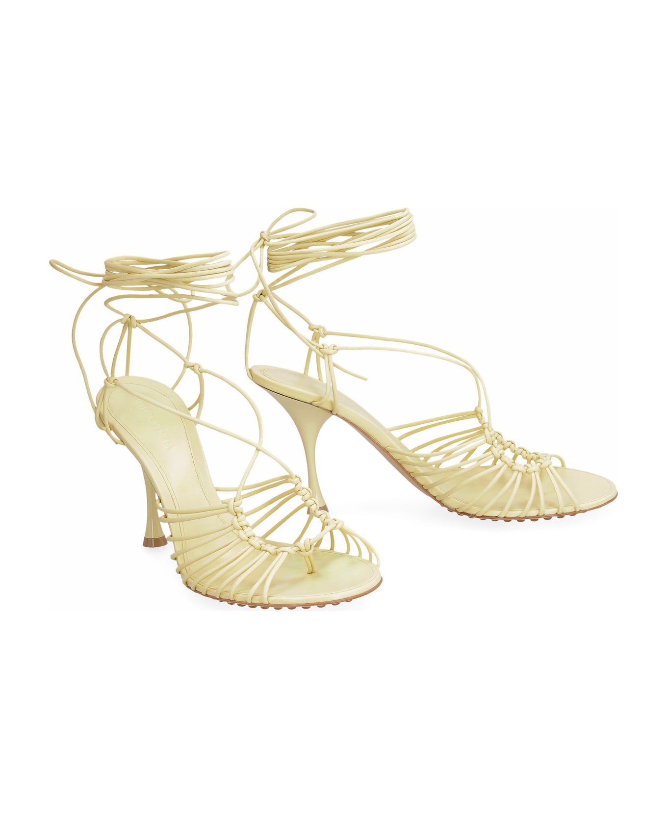 Bottega Veneta Dot Heeled Sandals - Multicolor