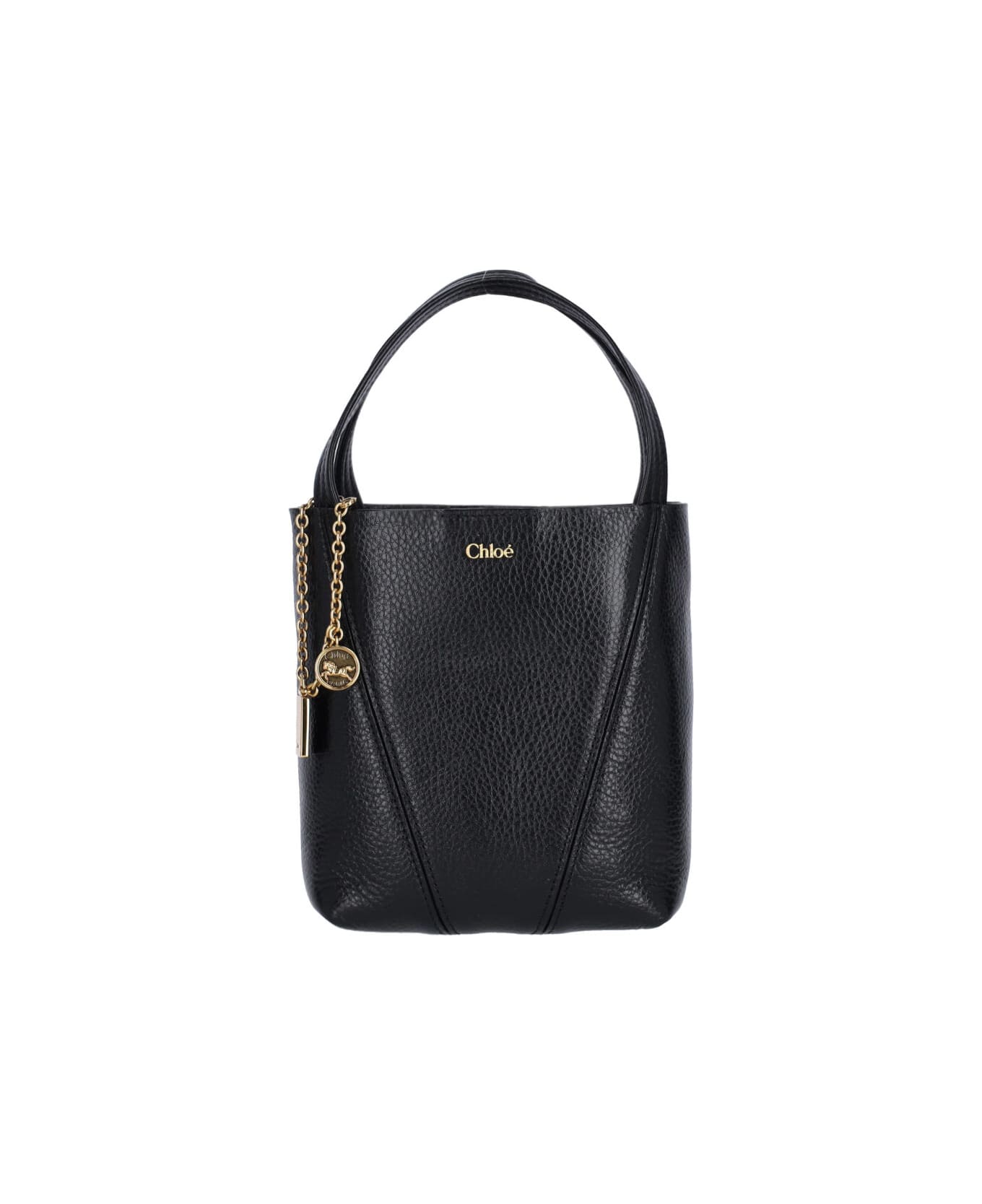 Chloé 
spin
 Small Tote Bag - BLACK