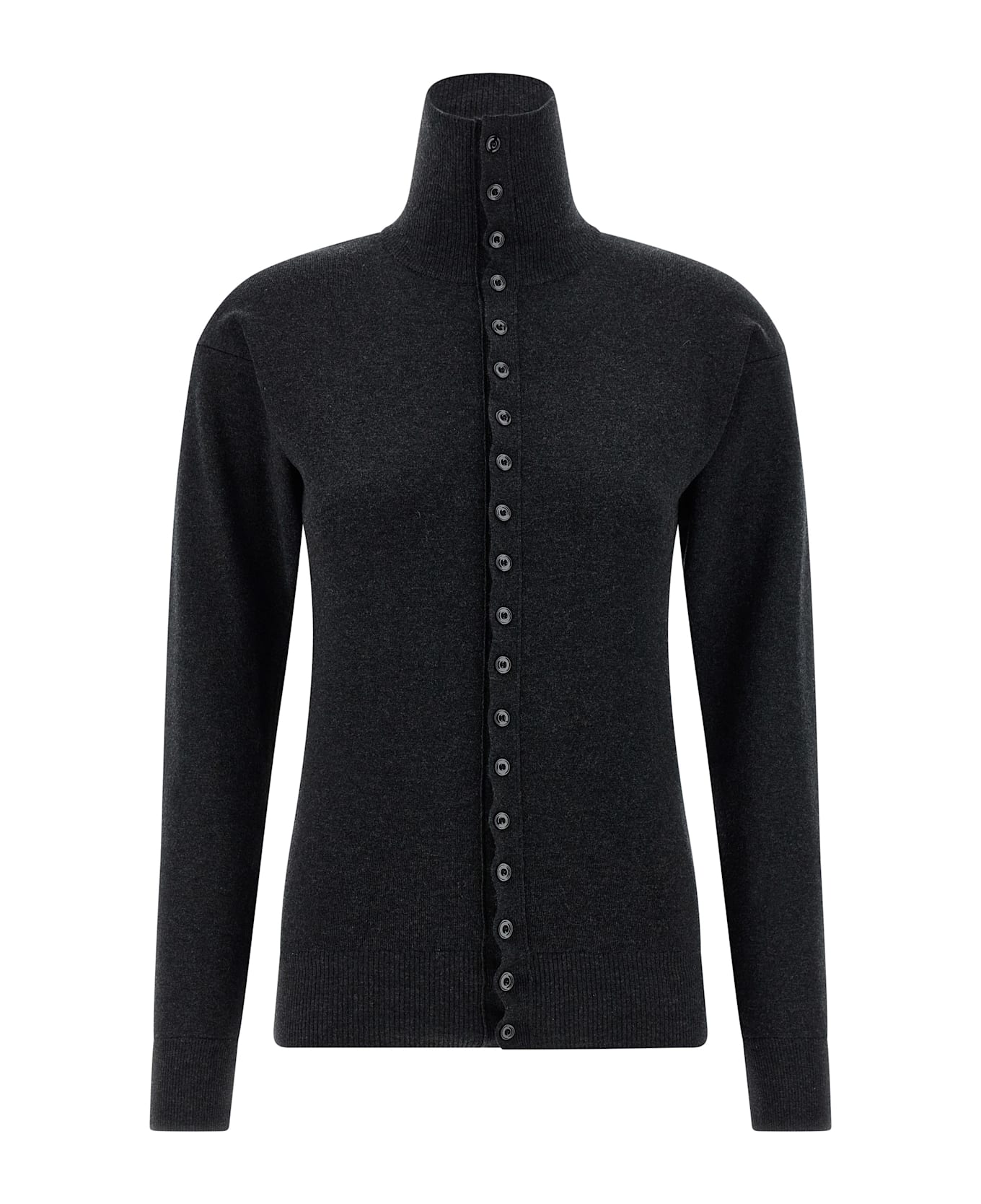 Lemaire 
buttoned Fitted
 Cardigan - GREY