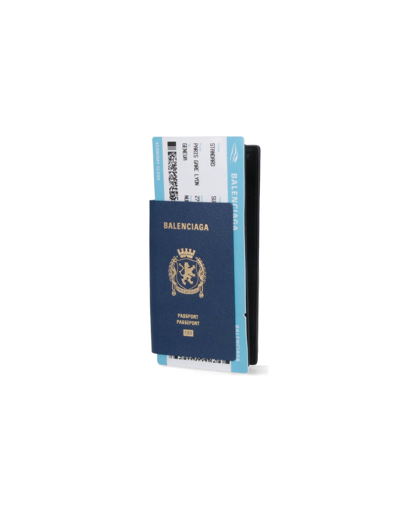 Balenciaga Long Wallet 
passport
 - Blue