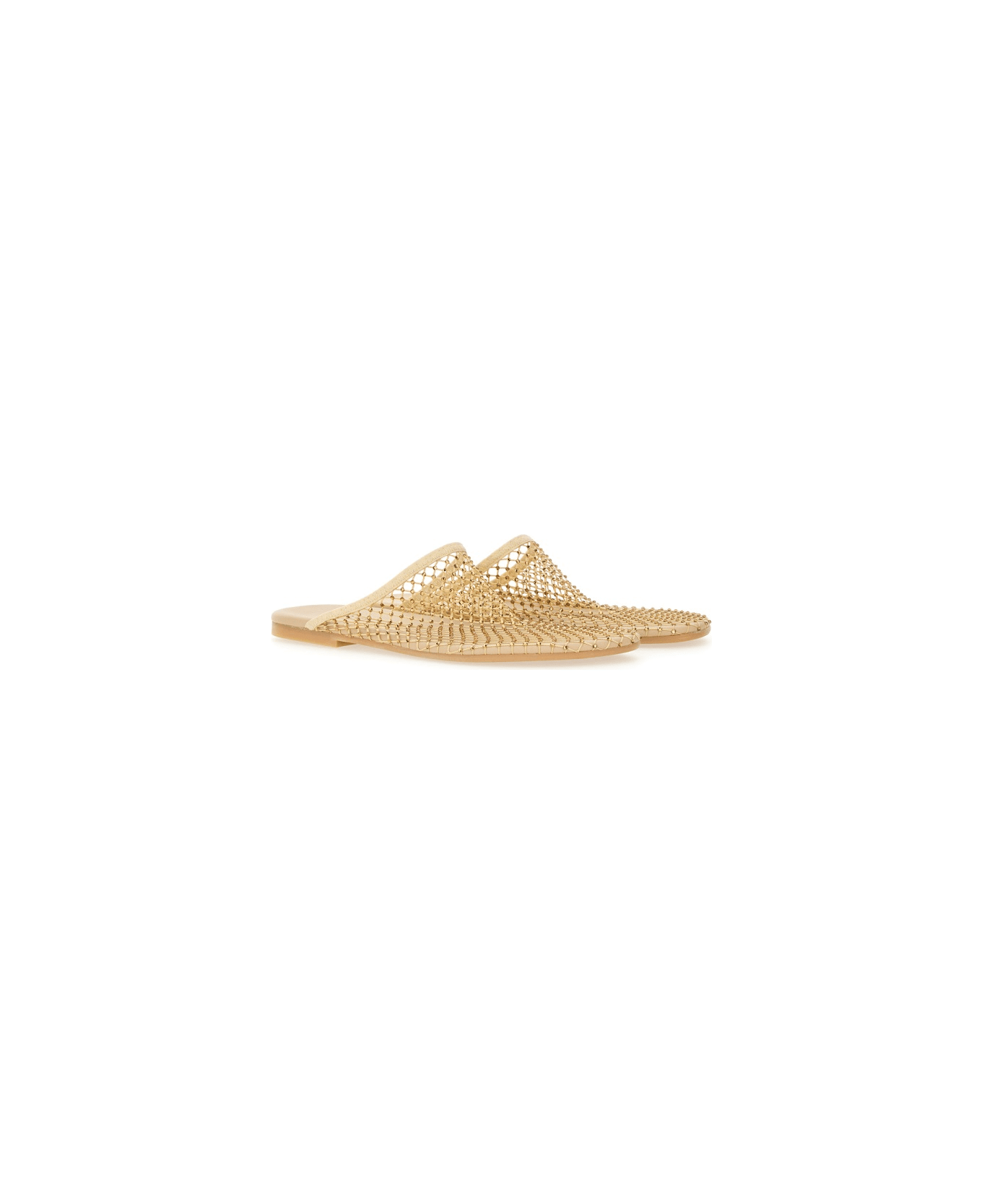Alysi Sabot In Mesh - GOLD