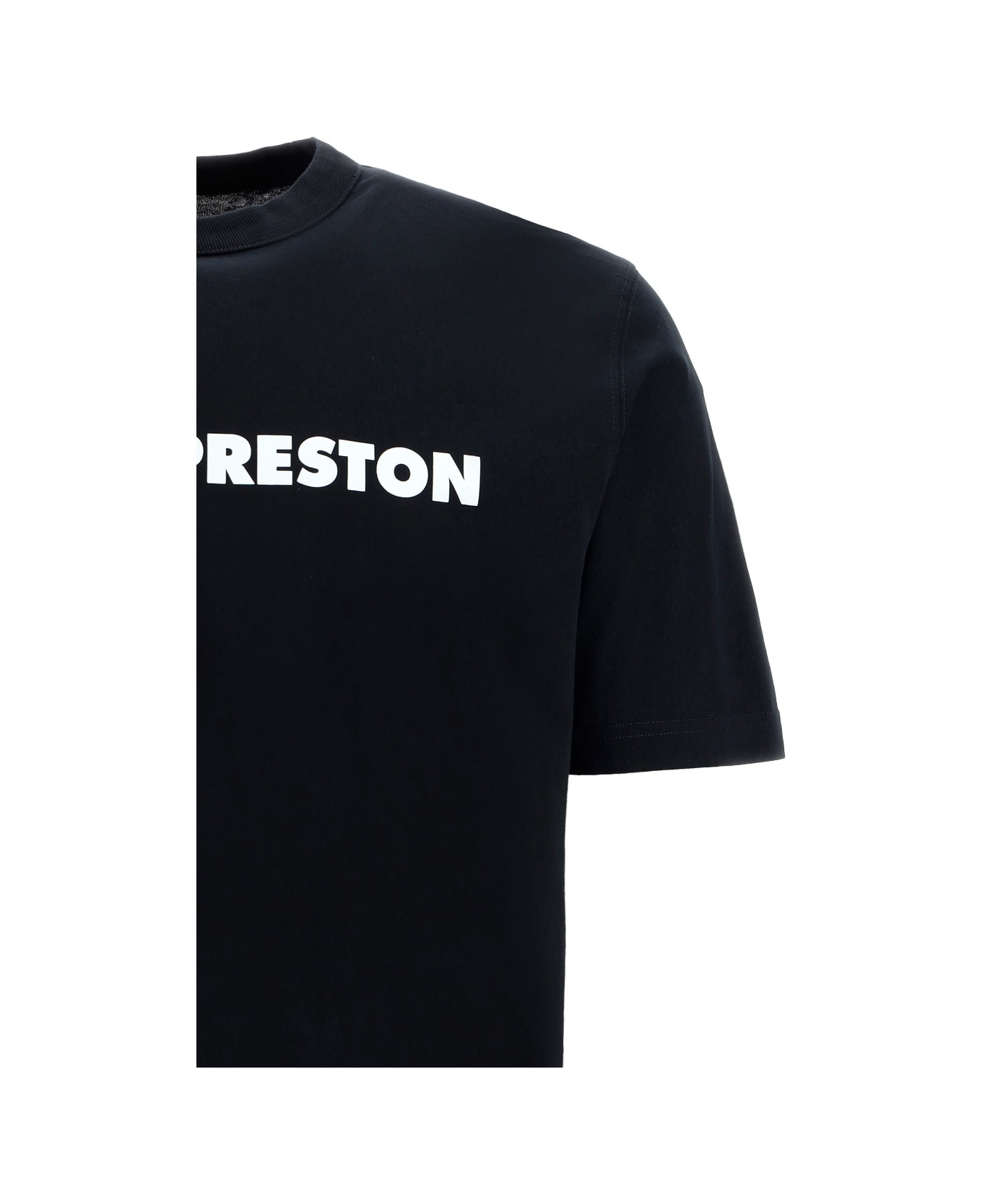 HERON PRESTON T-shirt 'this Is Not' - black シャツ