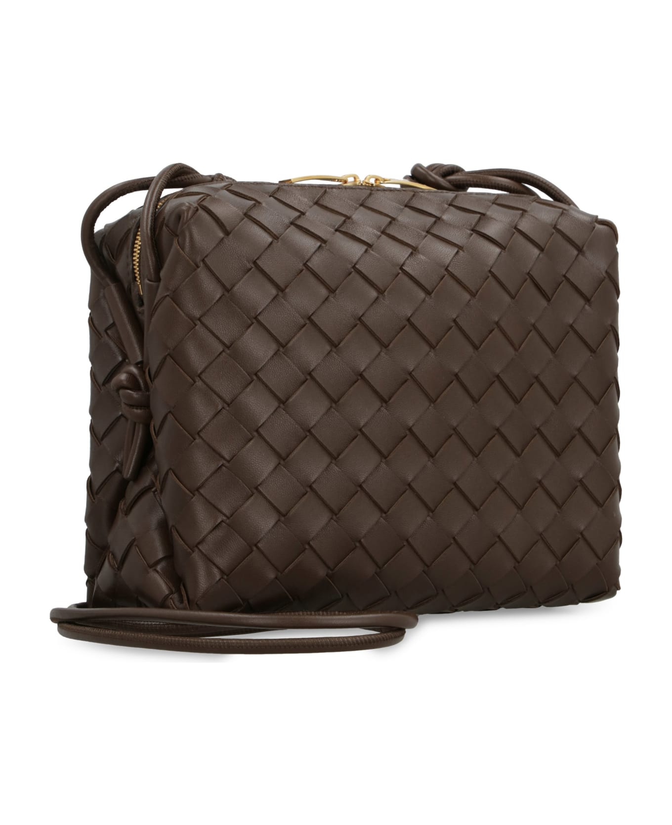 Bottega Veneta Loop Leather Shoulder Bag - brown