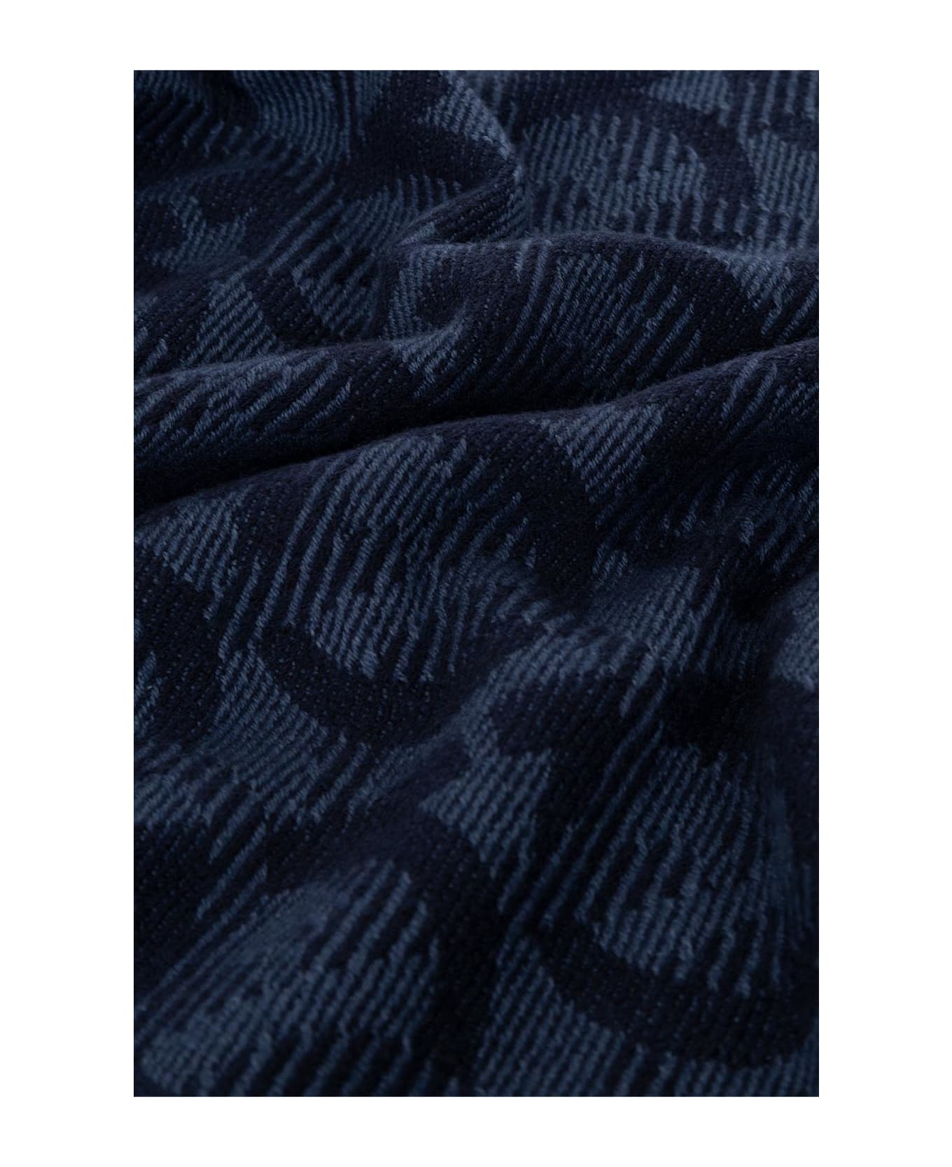 Ferragamo Wool Scarf - Blue