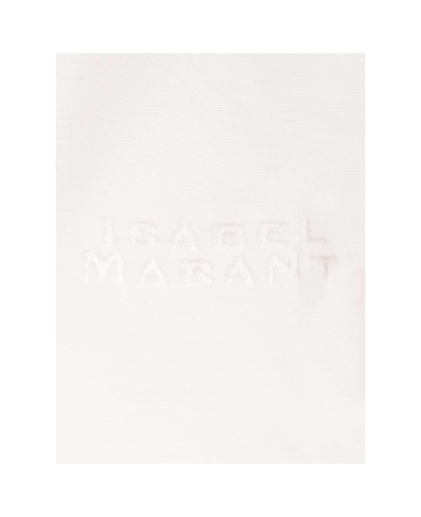 Isabel Marant 'cylvany' Boyfriend Shirt - BIANCO