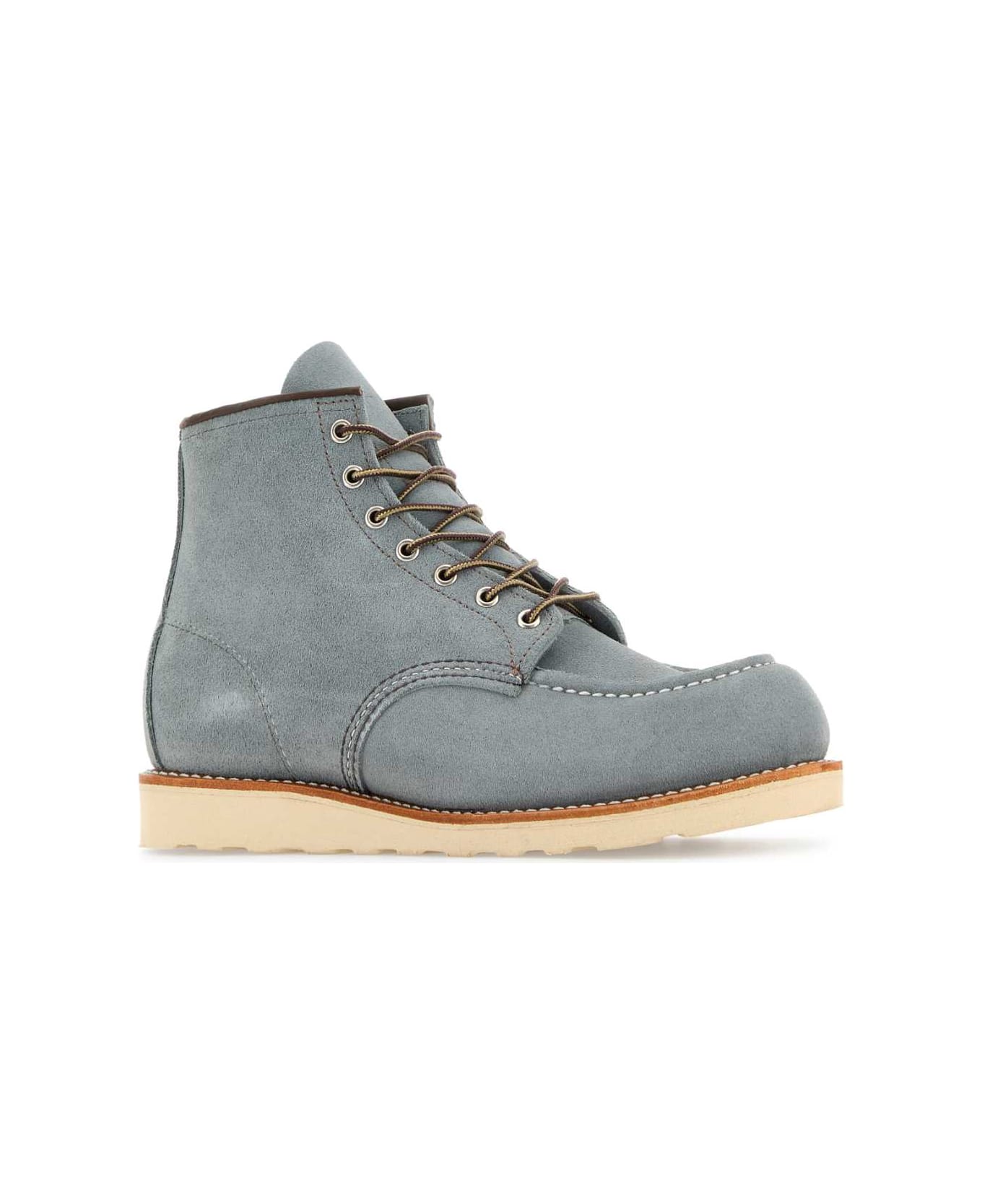 Red Wing Light Blue Suede Ankle Boots - DUSTYBLUEABILENE