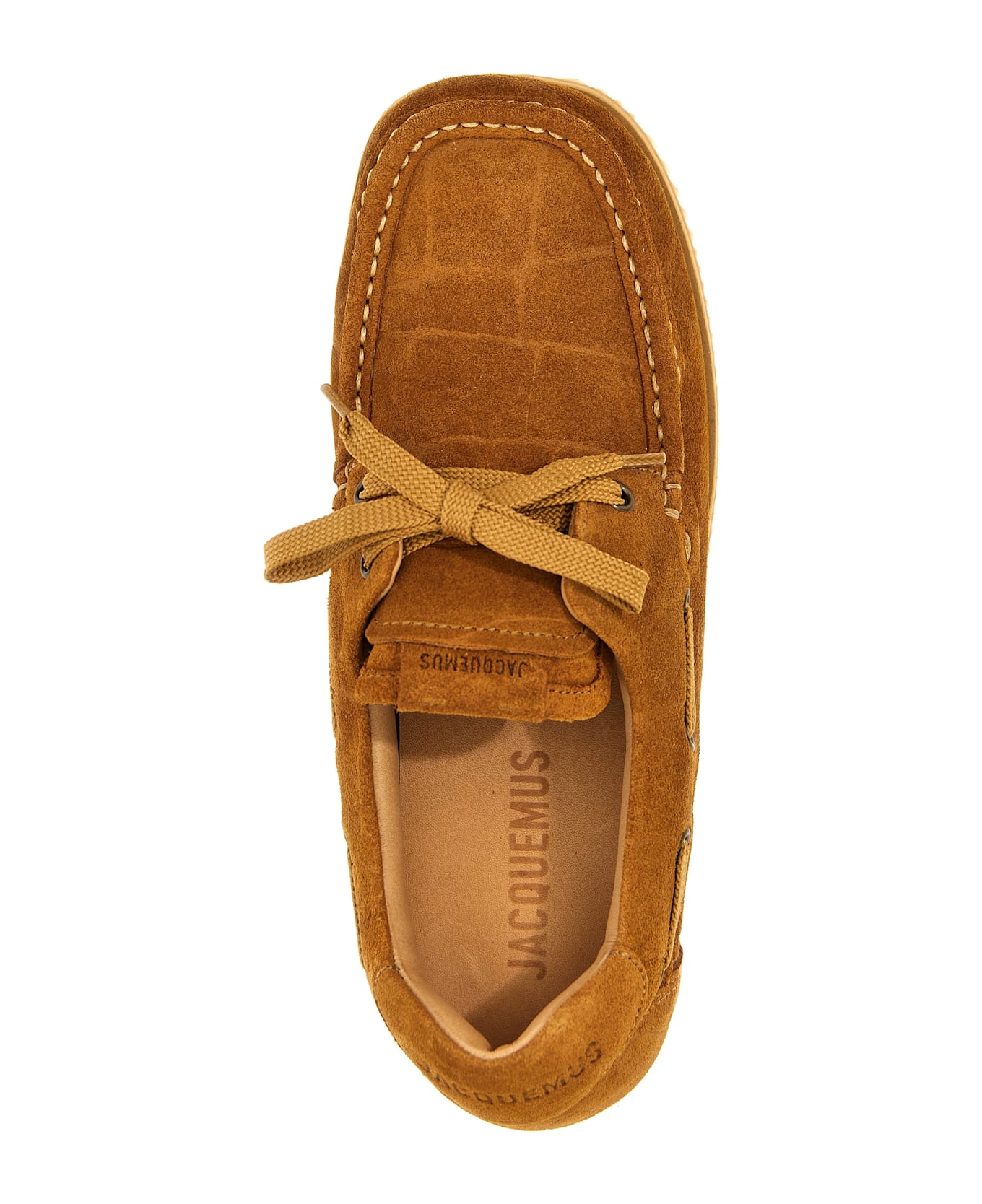 Jacquemus 'les Batto' Boat Shoe - Brown