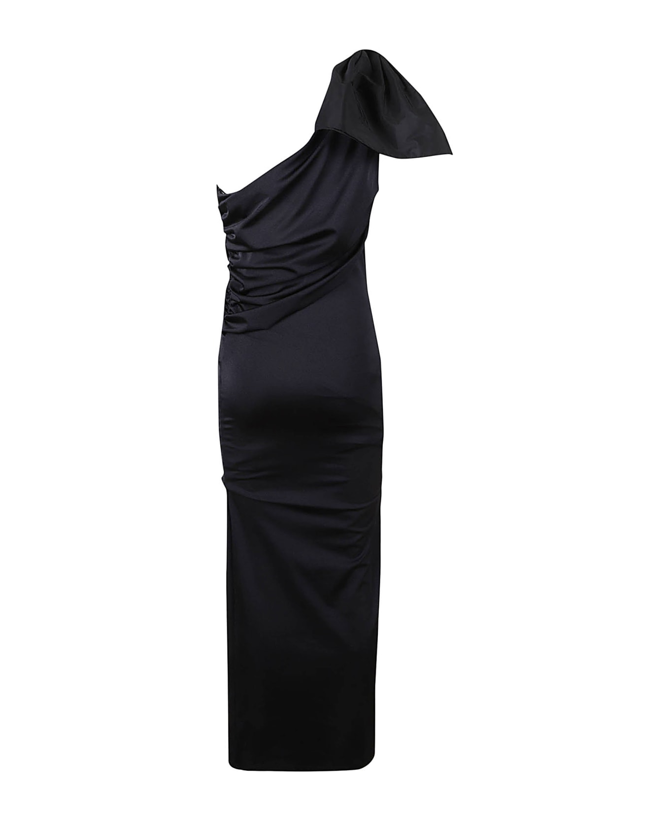 Giambattista Valli One-shoulder Slim Dress - Black