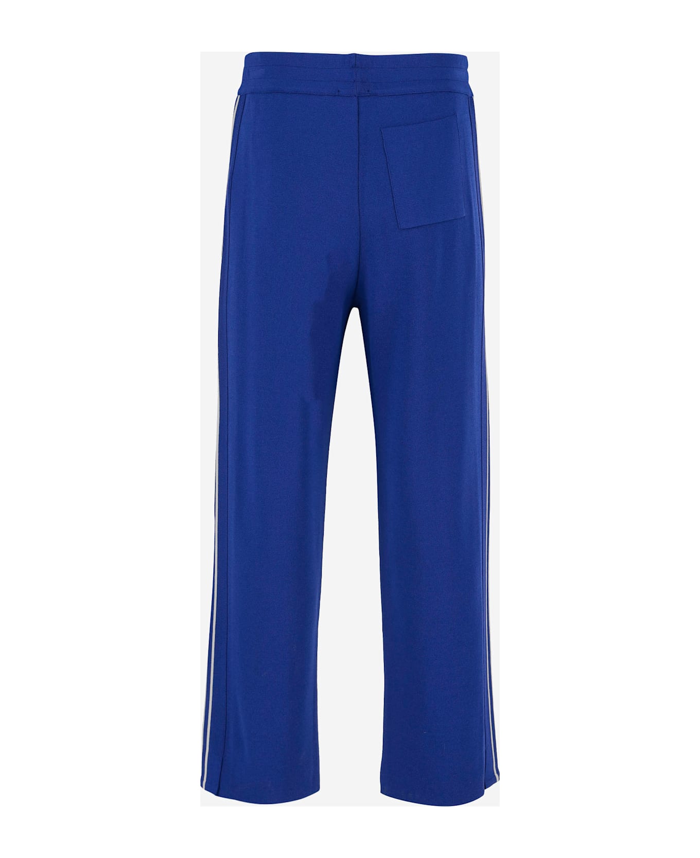 Autry Viscose Blend Logo Pants - KNIT SAPPHIRE