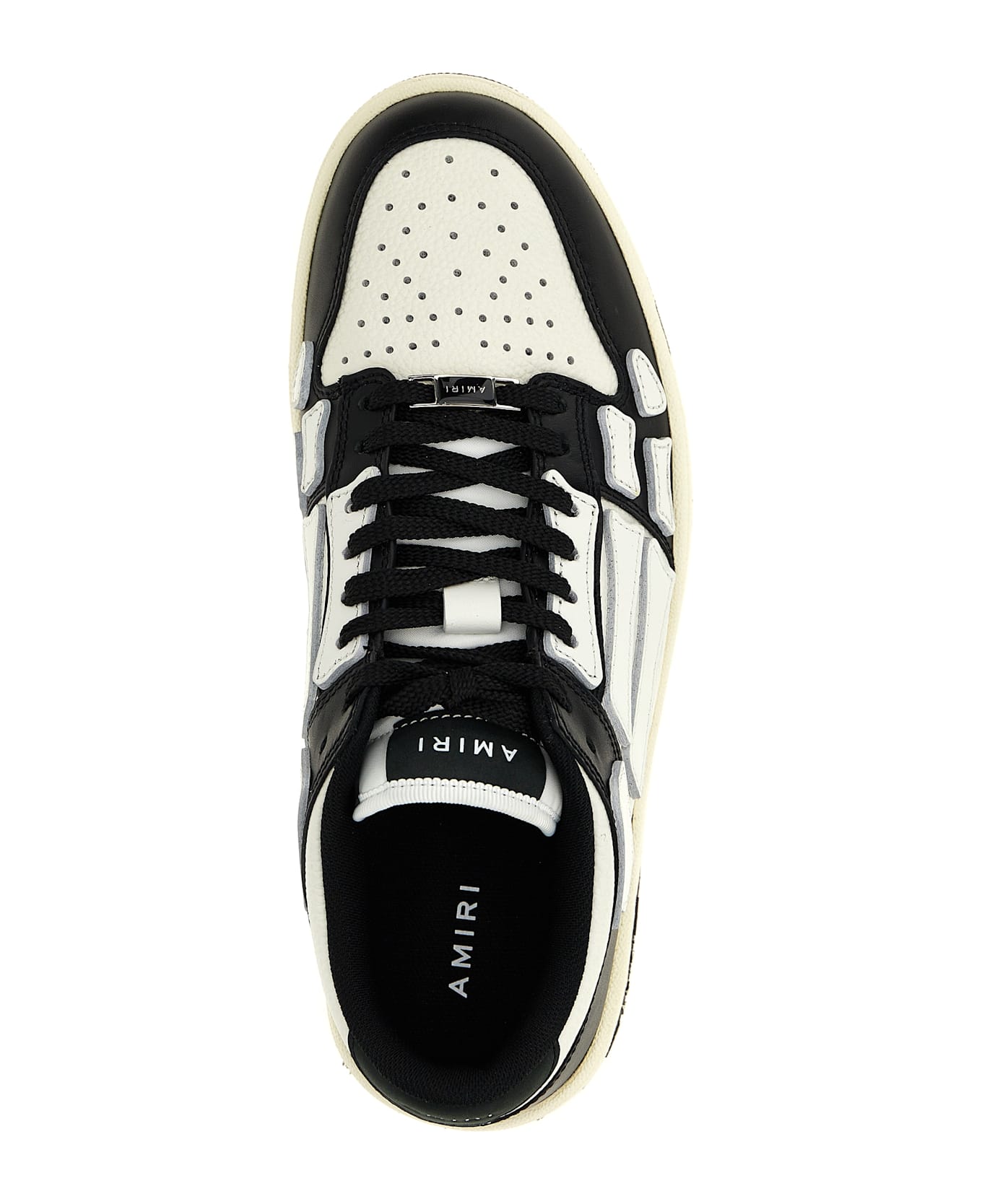 AMIRI 'skel Top Low' Sneakers - White/Black