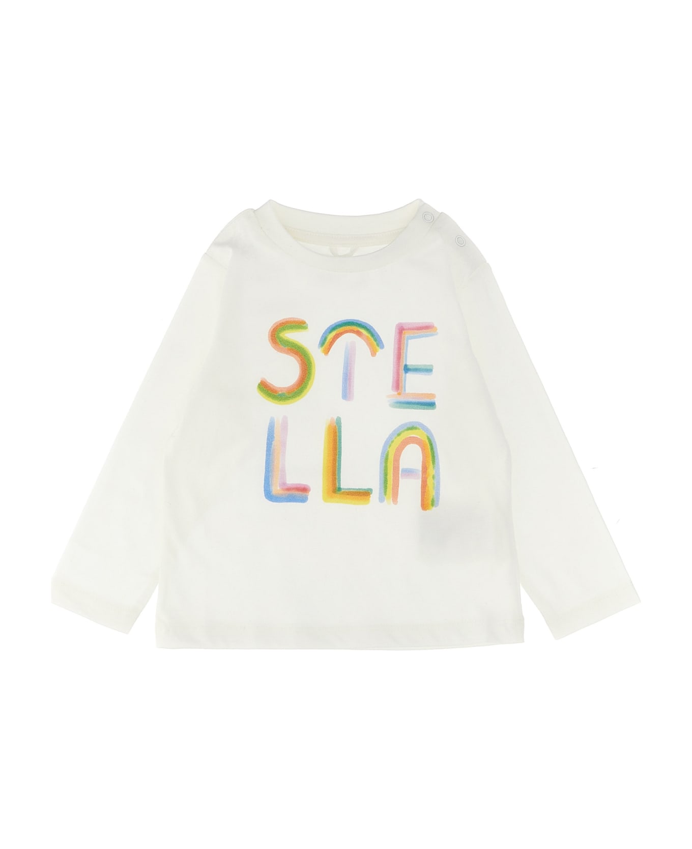 Stella McCartney Kids T-shirt 'stella Rainbow' - White