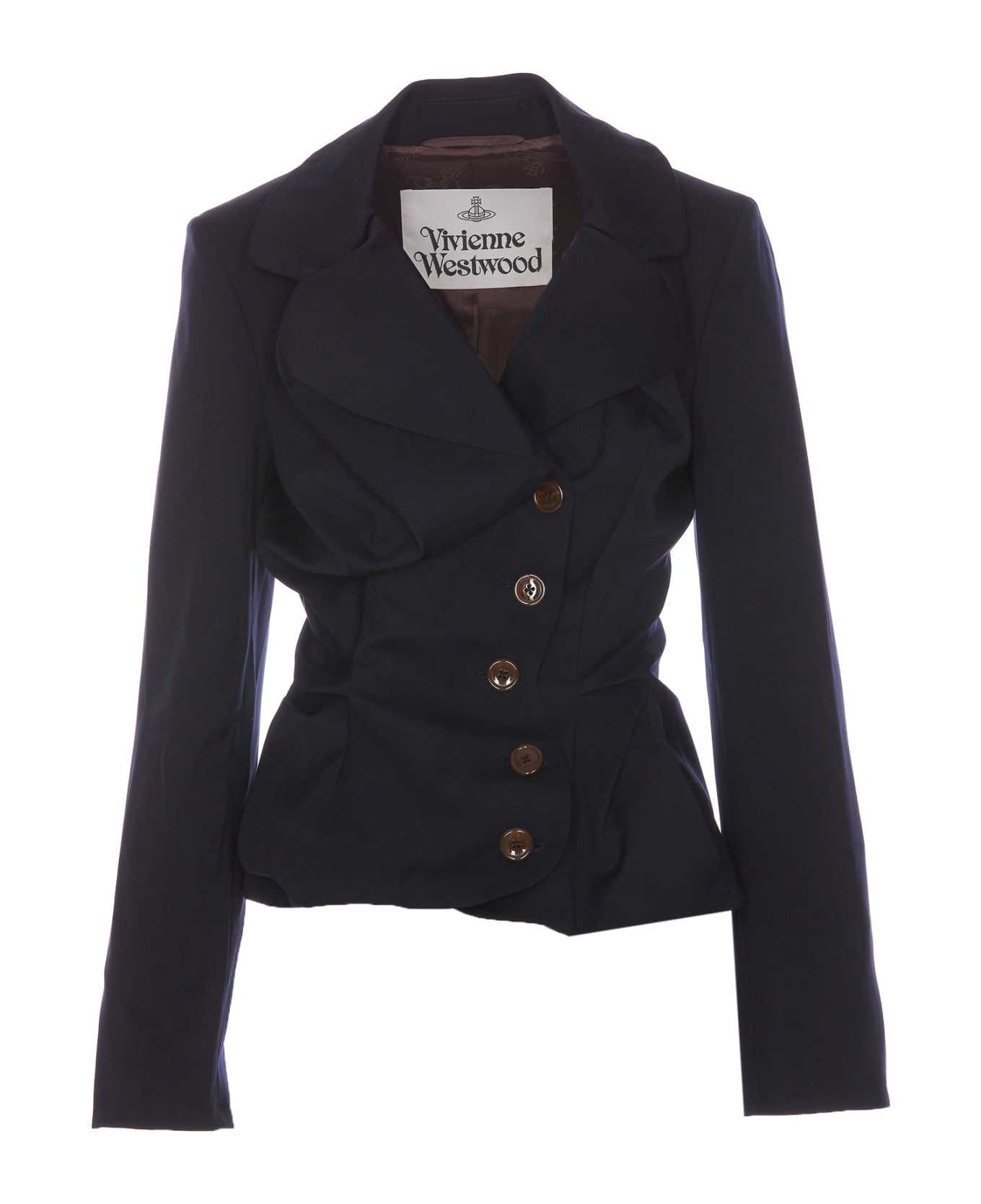 Vivienne Westwood Drunken Tailored Jacket - Blue
