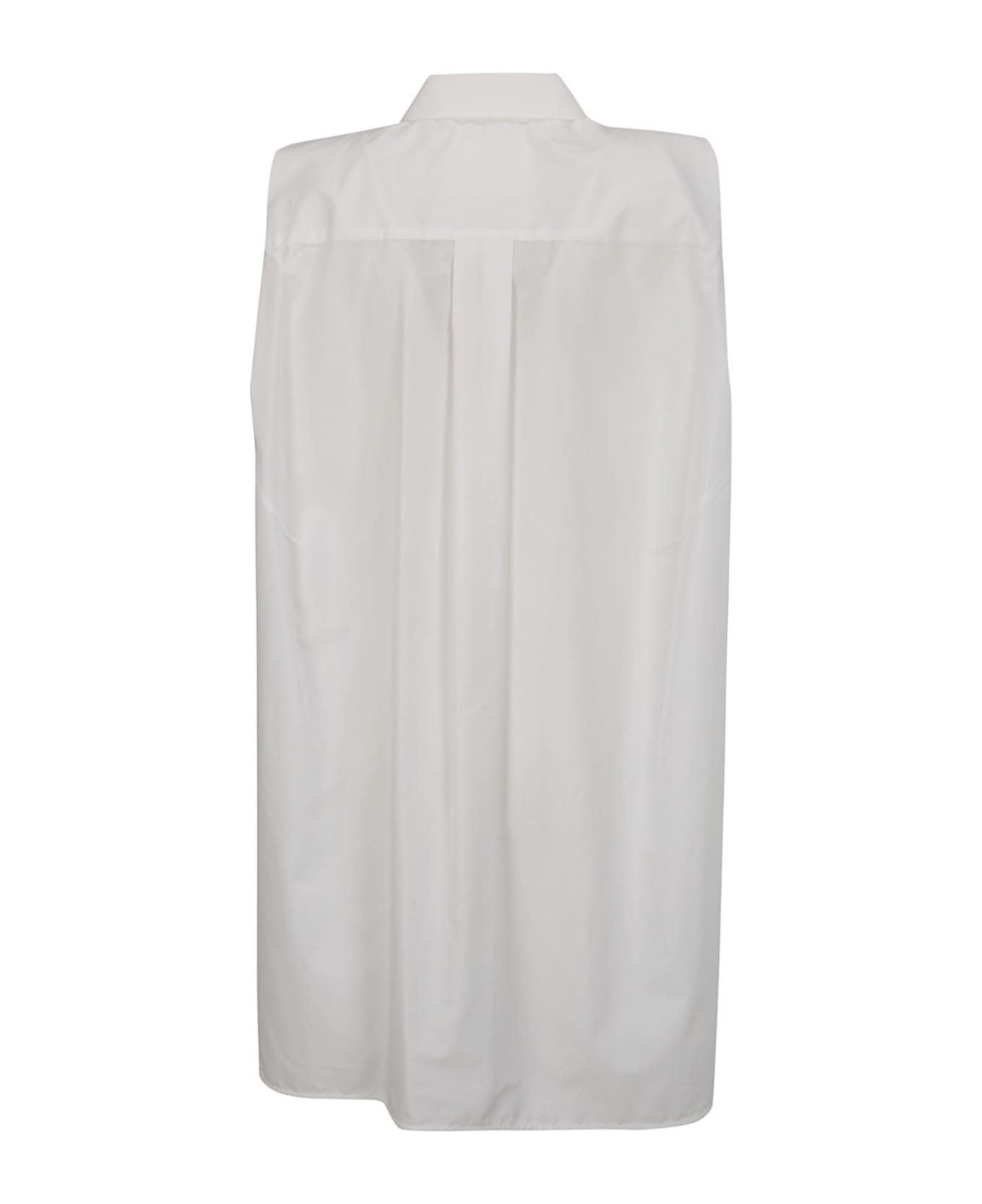 Sacai Cotton Poplin Shirt Dress - OFF WHITE 