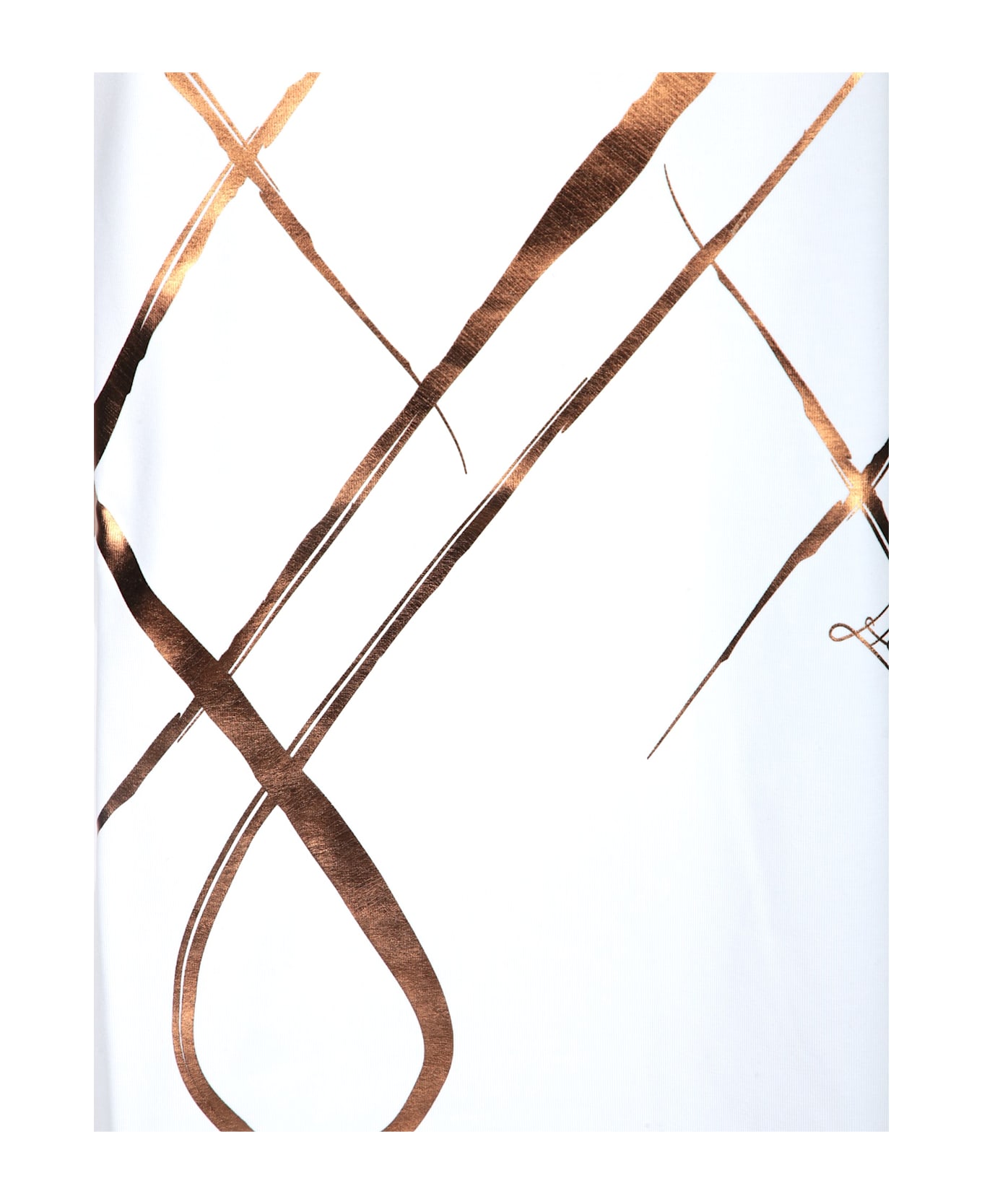 Herno T Shirt Con Stampa In Foil T-shirt - BIANCO