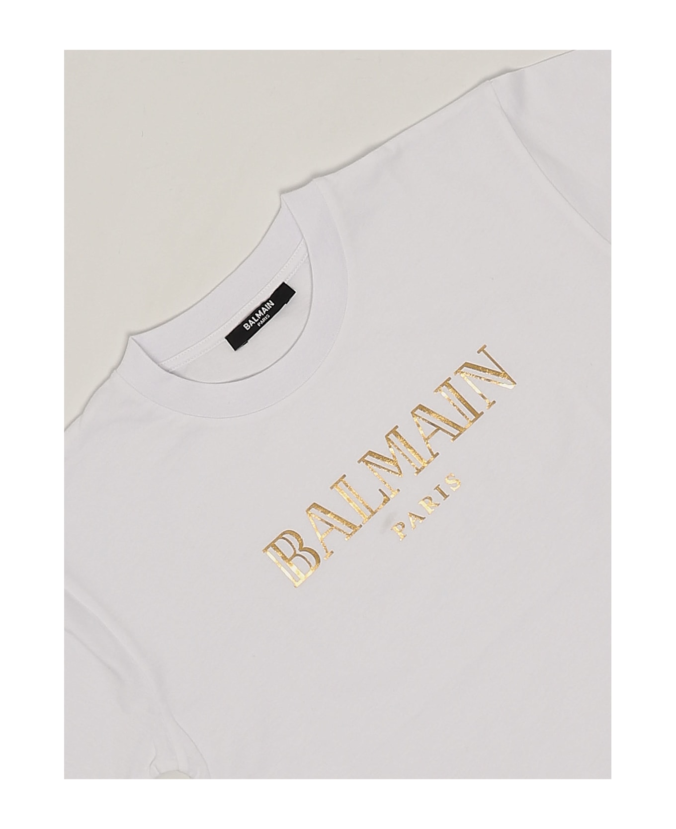 Balmain T-shirt T-shirt - BIANCO-ORO