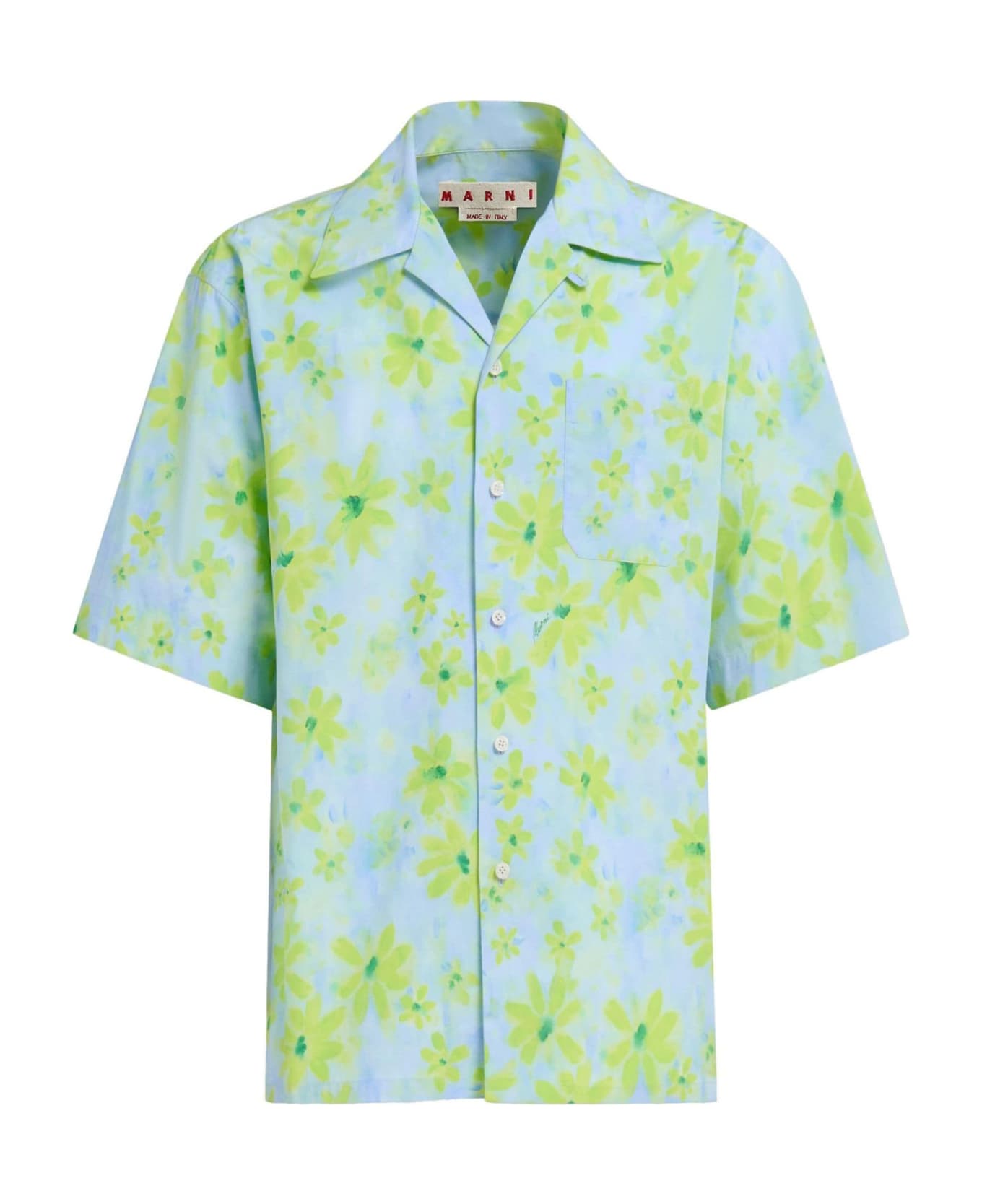 Marni 'parade' Shirt - Aquamarine シャツ