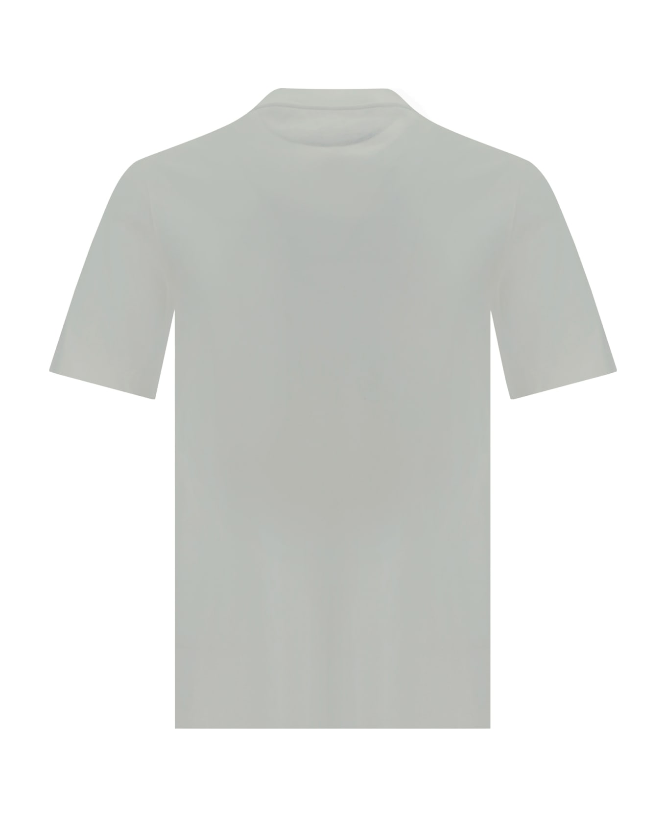Brunello Cucinelli T-shirt - Off White+creta+rosso