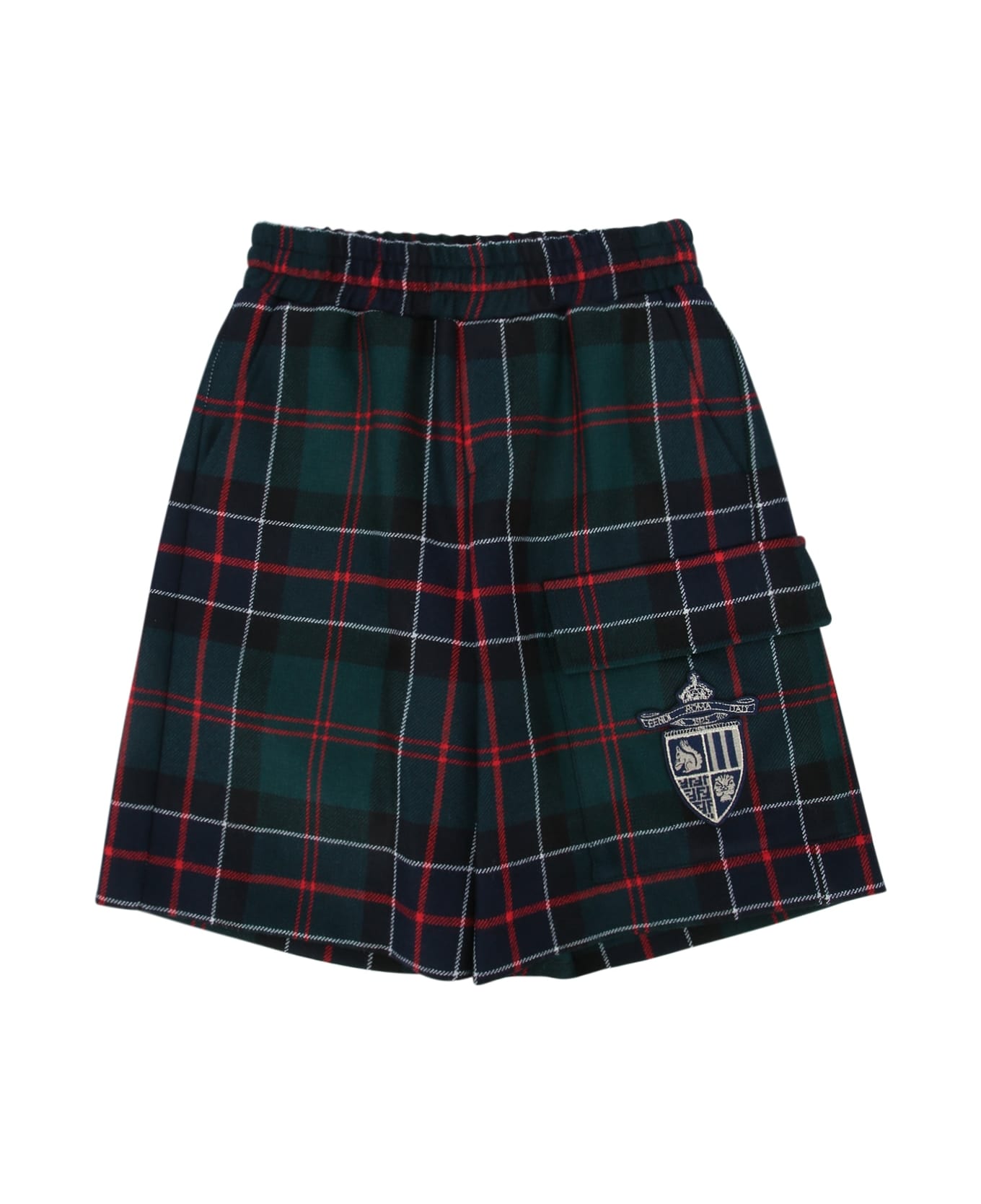 Fendi Bermuda Green Tartan - GREENFOREST