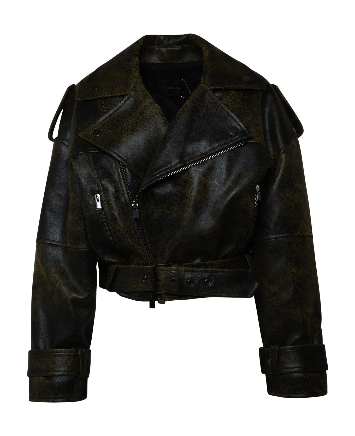 The Andamane Nova Two-tone Polyester Jacket - Black