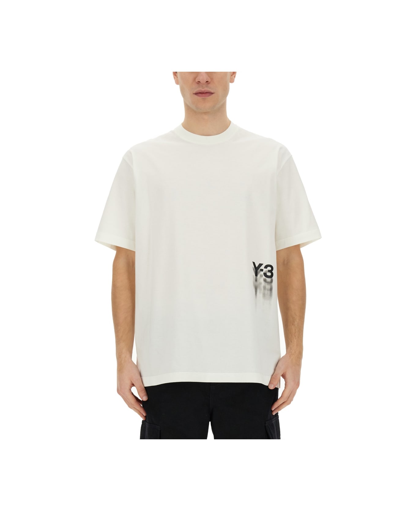 Y-3 T-shirt With Logo - WHITE