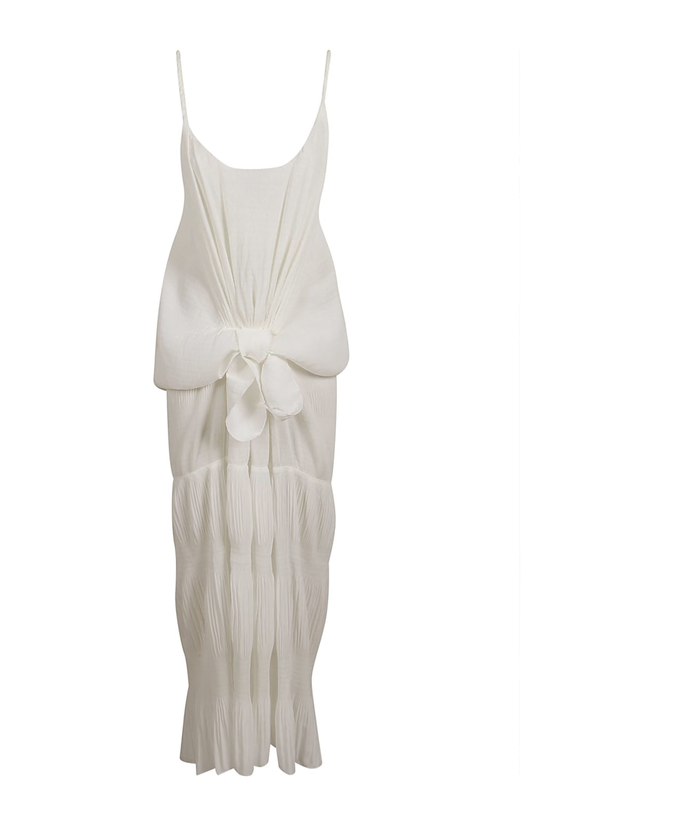J.W. Anderson Knot Front Long Dress - Off-White