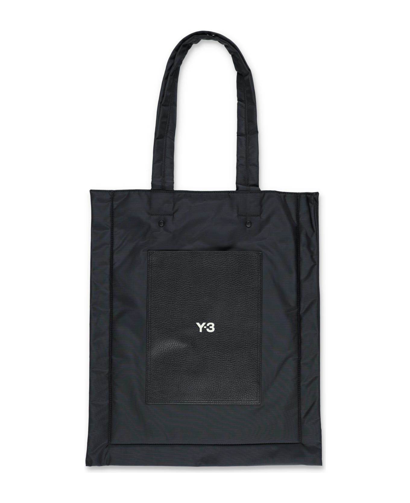 Y-3 Lux Flat Tote Bag - BLACK