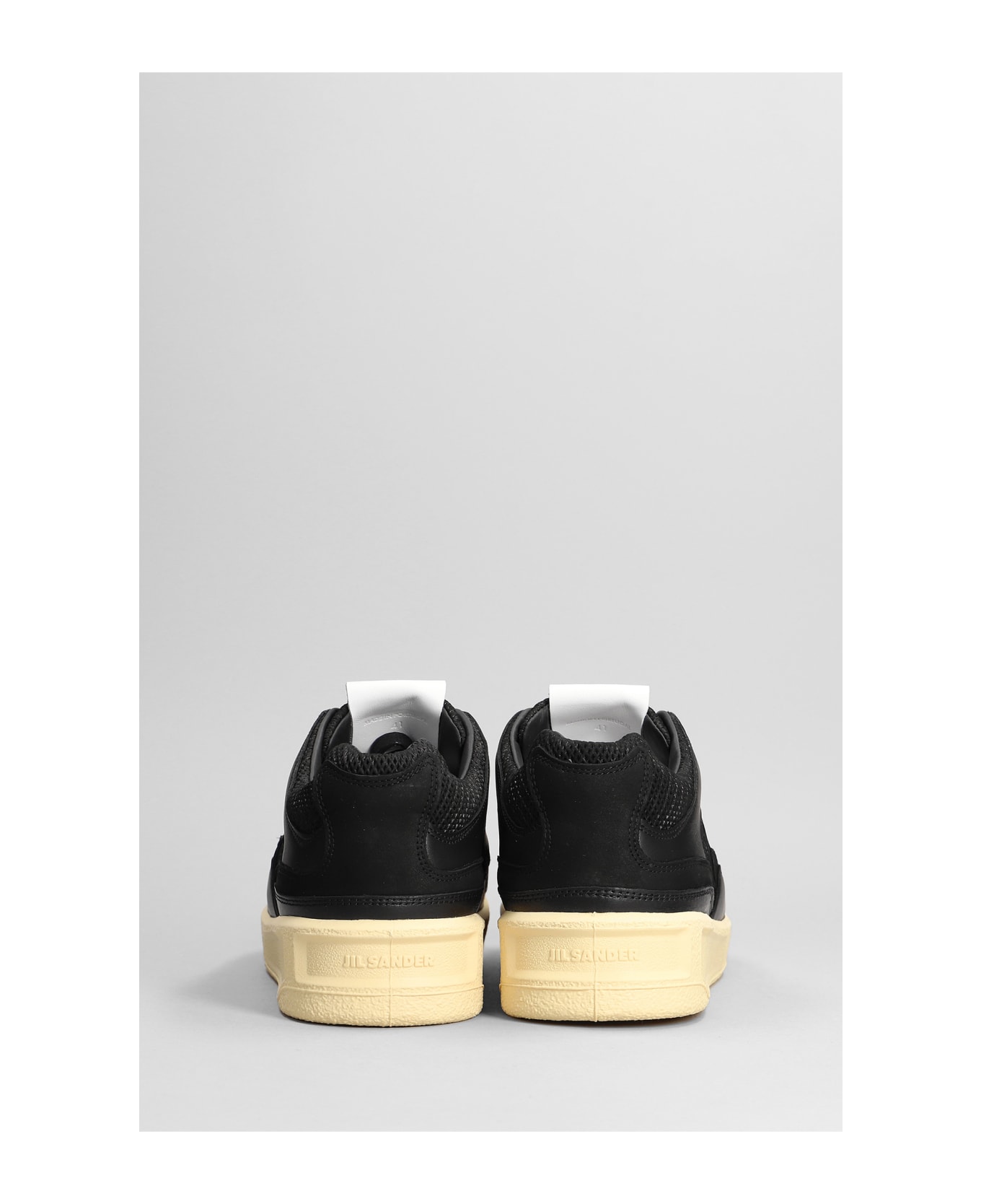 Jil Sander Sneakers In Black Leather - black