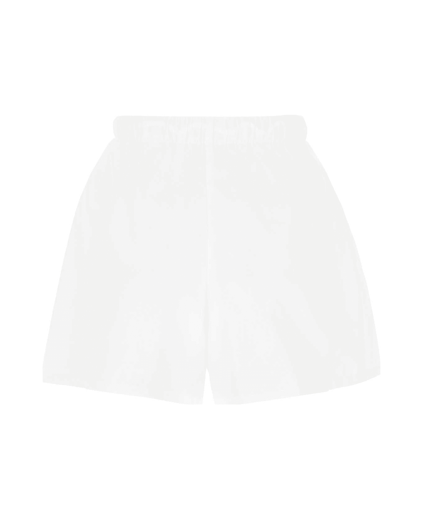 Prada White Nylon Shorts - F0009