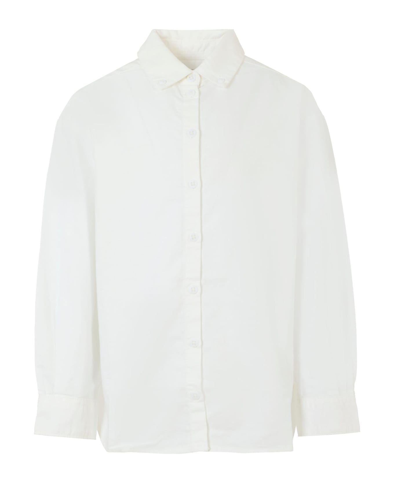 Calvin Klein White Shirt For Boy With Logo - White