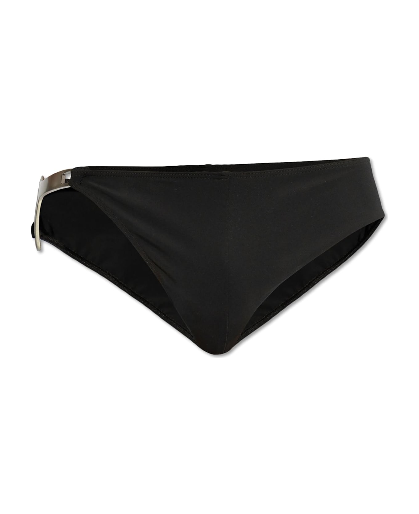 Rick Owens Briefs With Appliqué - BLACK