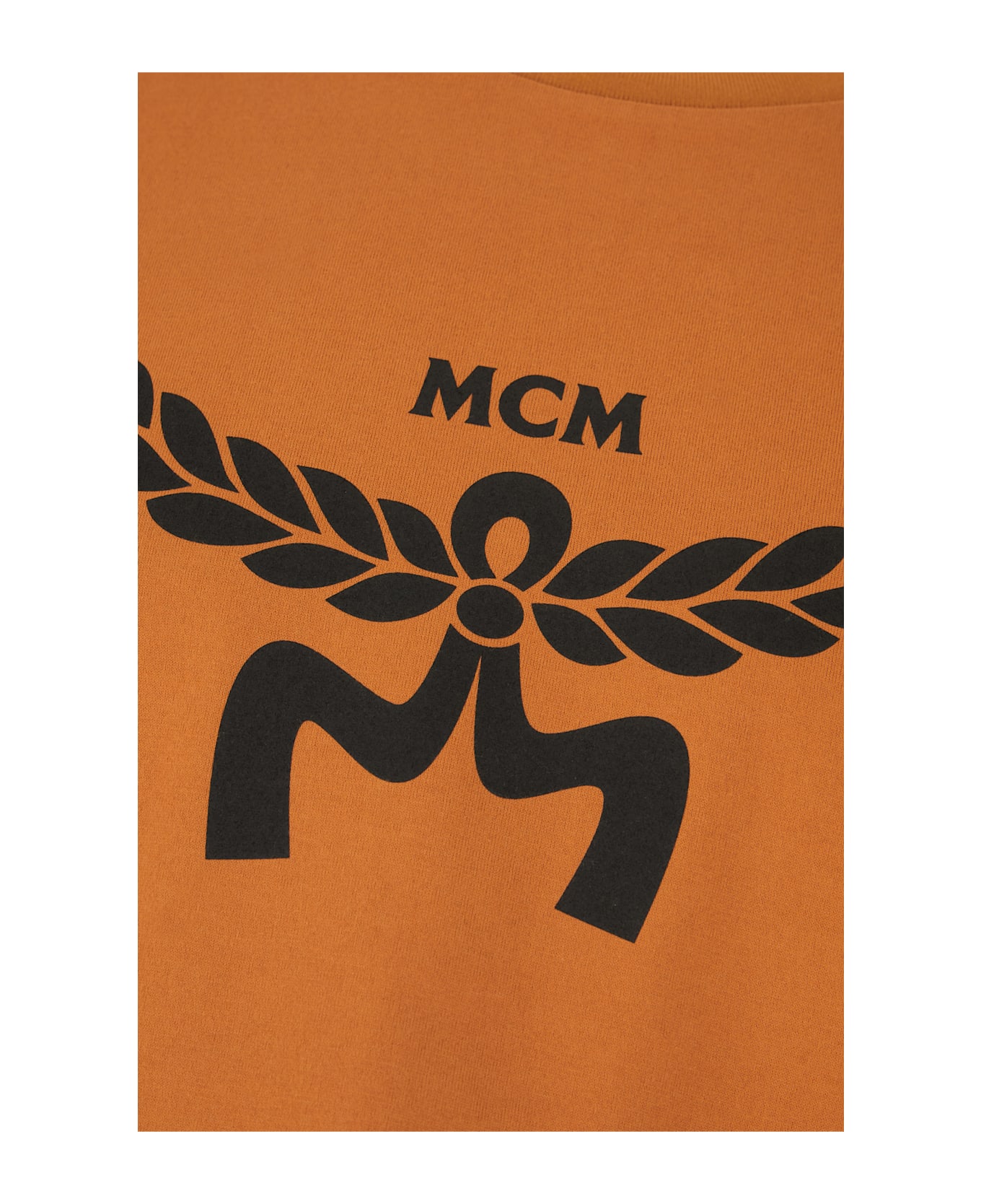 MCM Caramel Cotton T-shirt - ORANGE